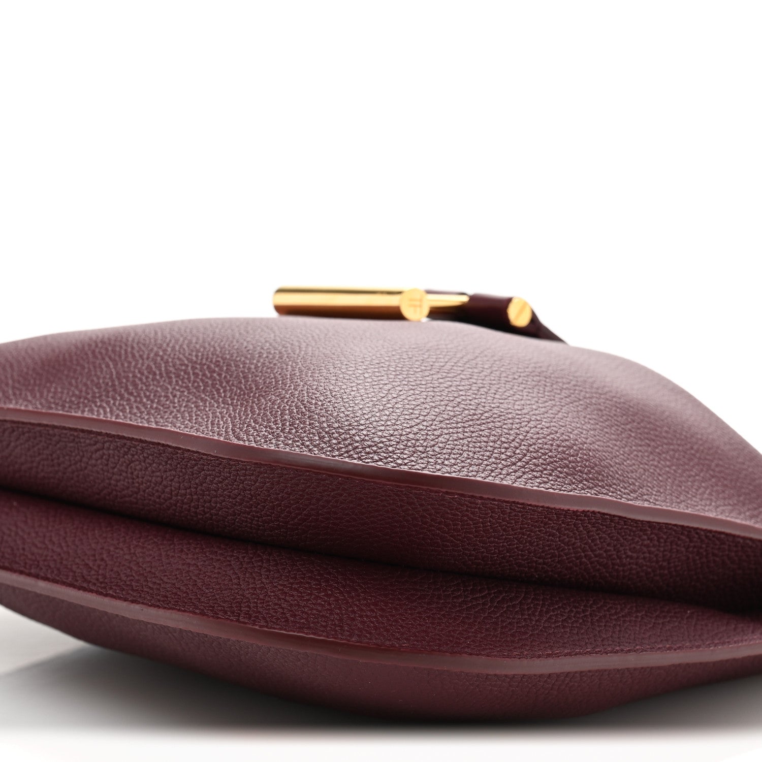 Tom Ford Grain Calfskin Small Tara Crossbody Red Plum 10 of 13