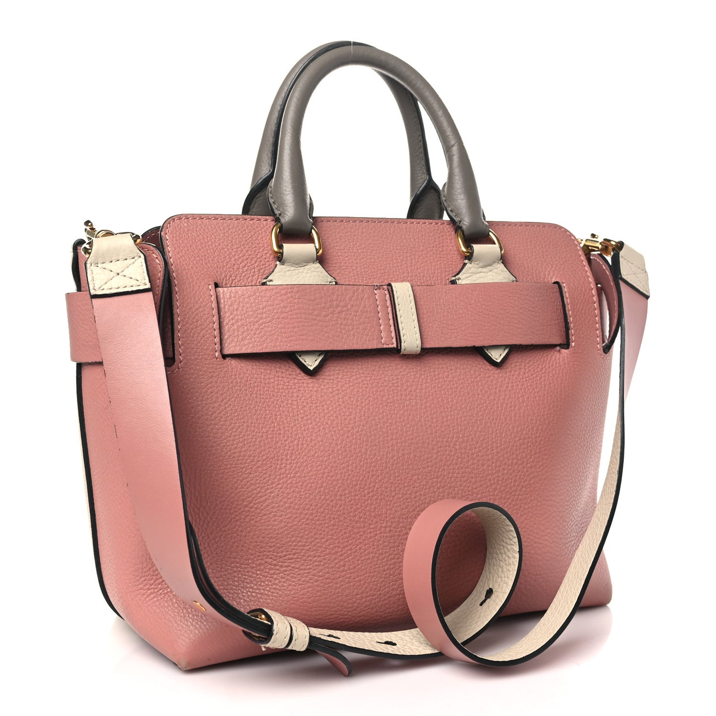 Marais Calfskin Small Belt Bag Limestone Dusty Rose