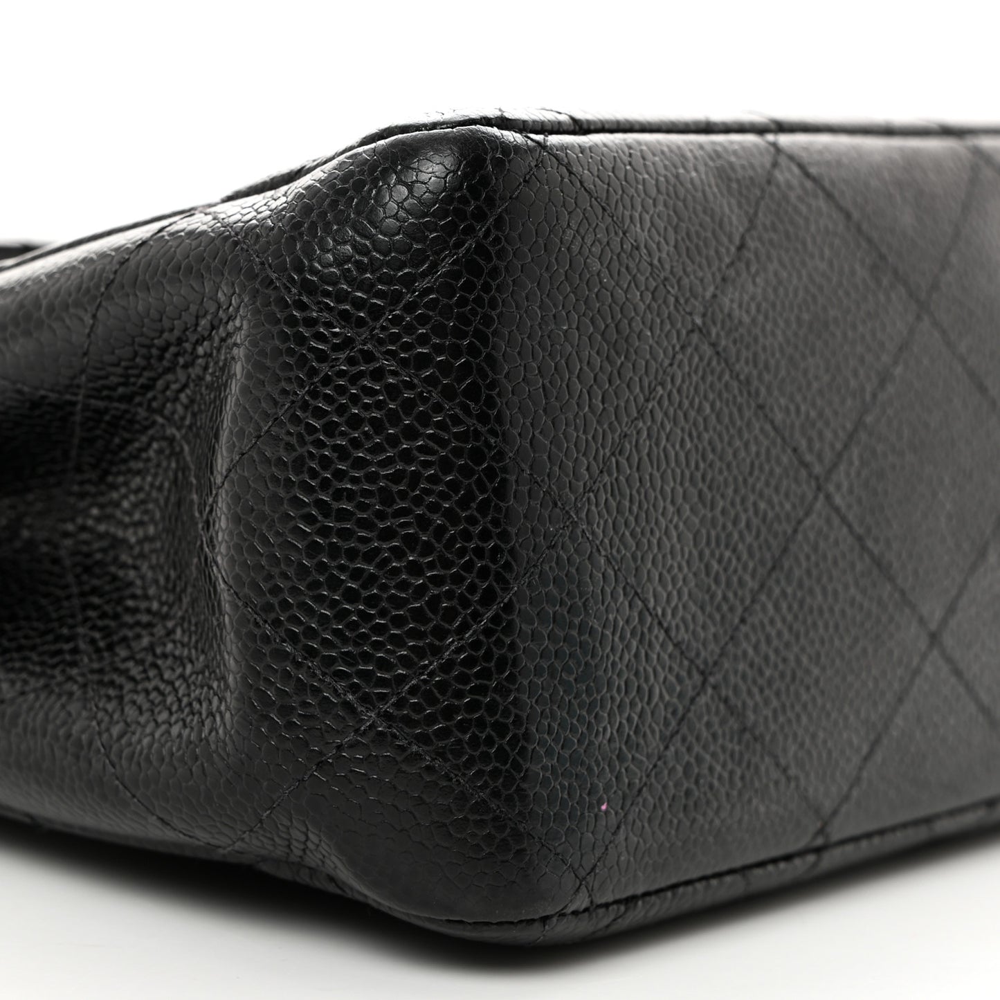Caviar Quilted Jumbo Single Flap Black