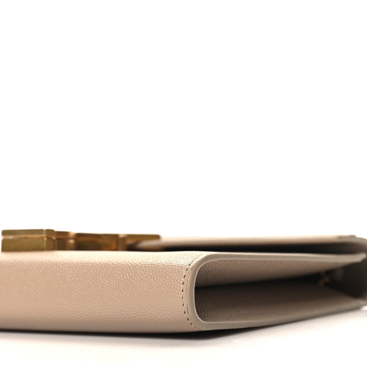Grain De Poudre Monogram Cassandra Chain Wallet Dark Beige