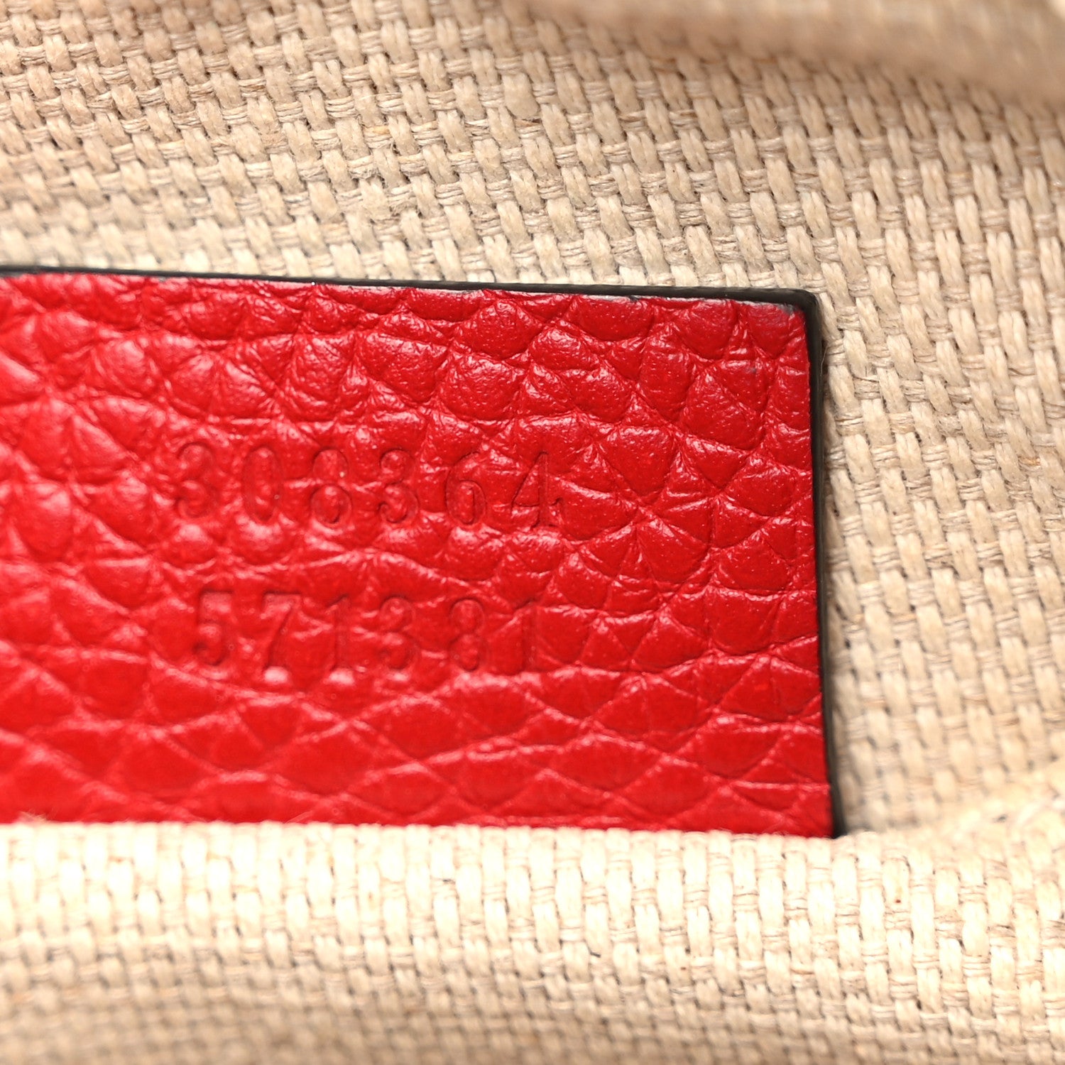 Gucci Pebbled Calfskin Small Soho Disco Bag Vibrant Red 7 of 10