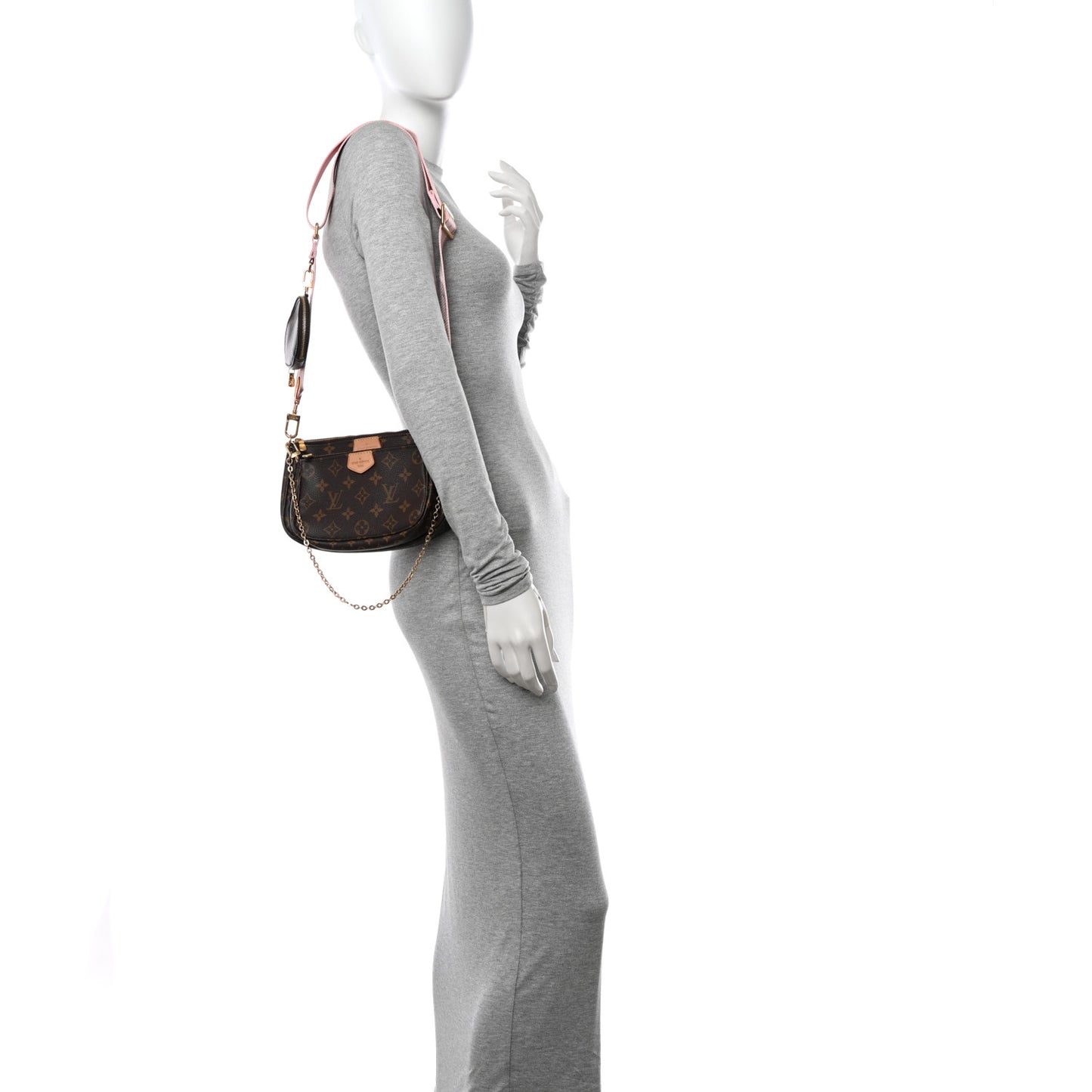 Monogram Multi Pochette Accessories Rose Clair