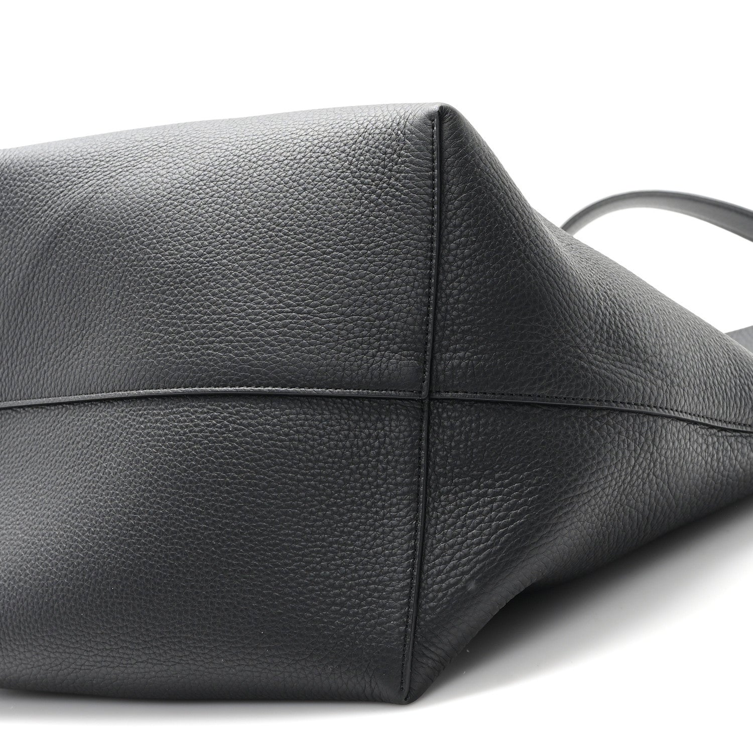 The Row Grained Calfskin Large N/S Park Tote Black 9 of 9