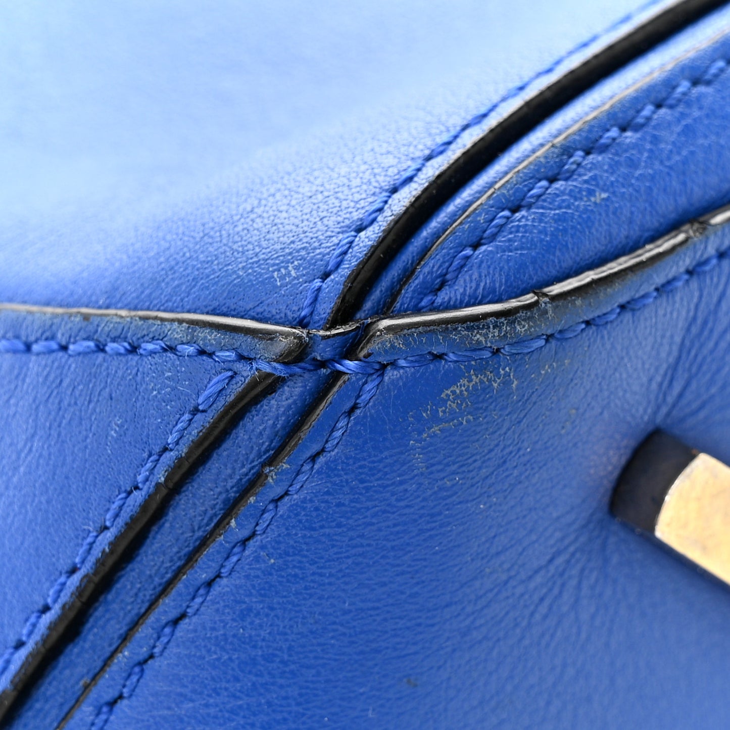 Calfskin Medium Puzzle Bag Marine