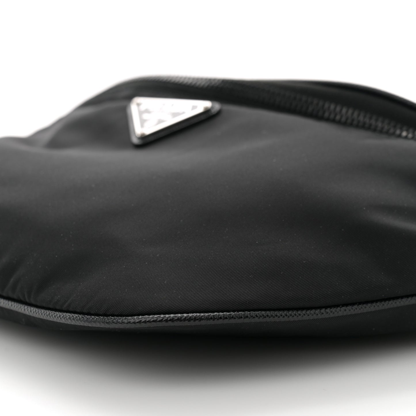Re-Nylon Saffiano Belt Bag Black