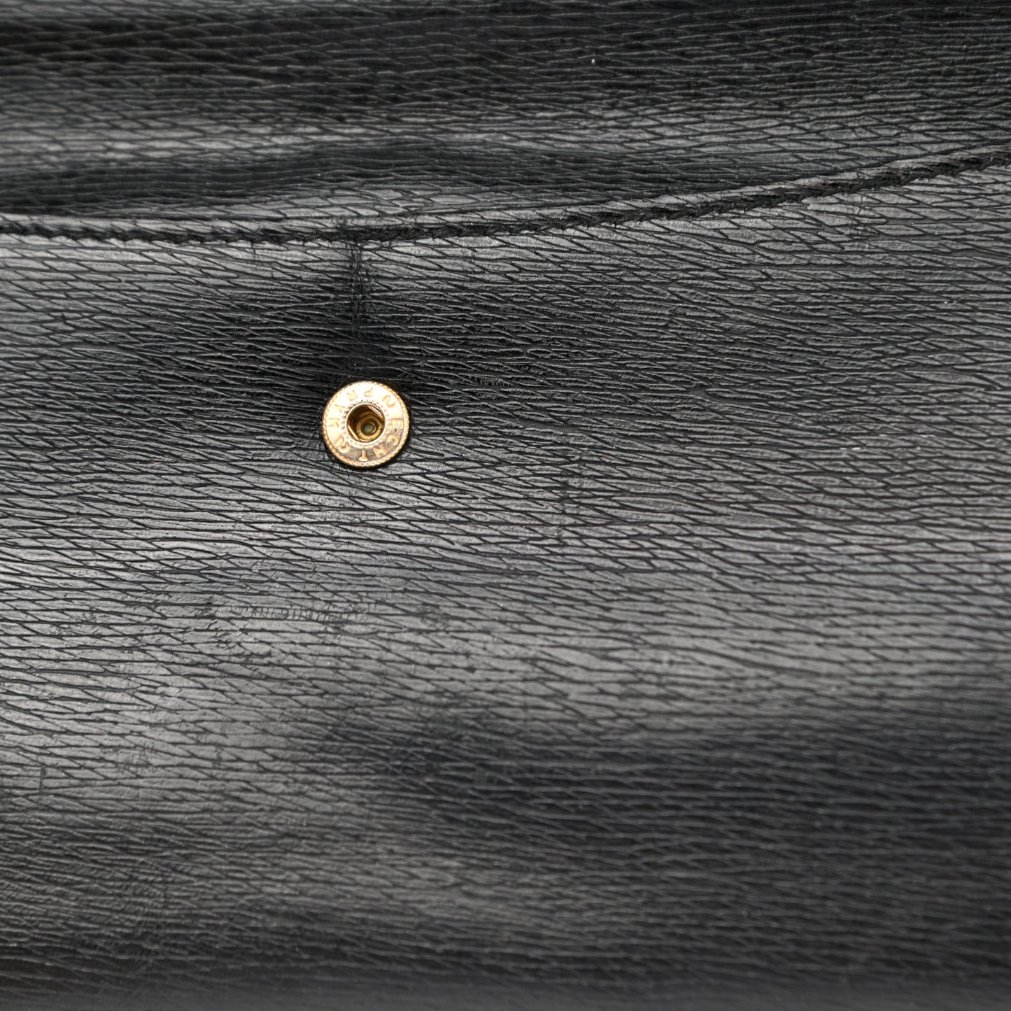 Calfskin Continental Bardot Wallet Black