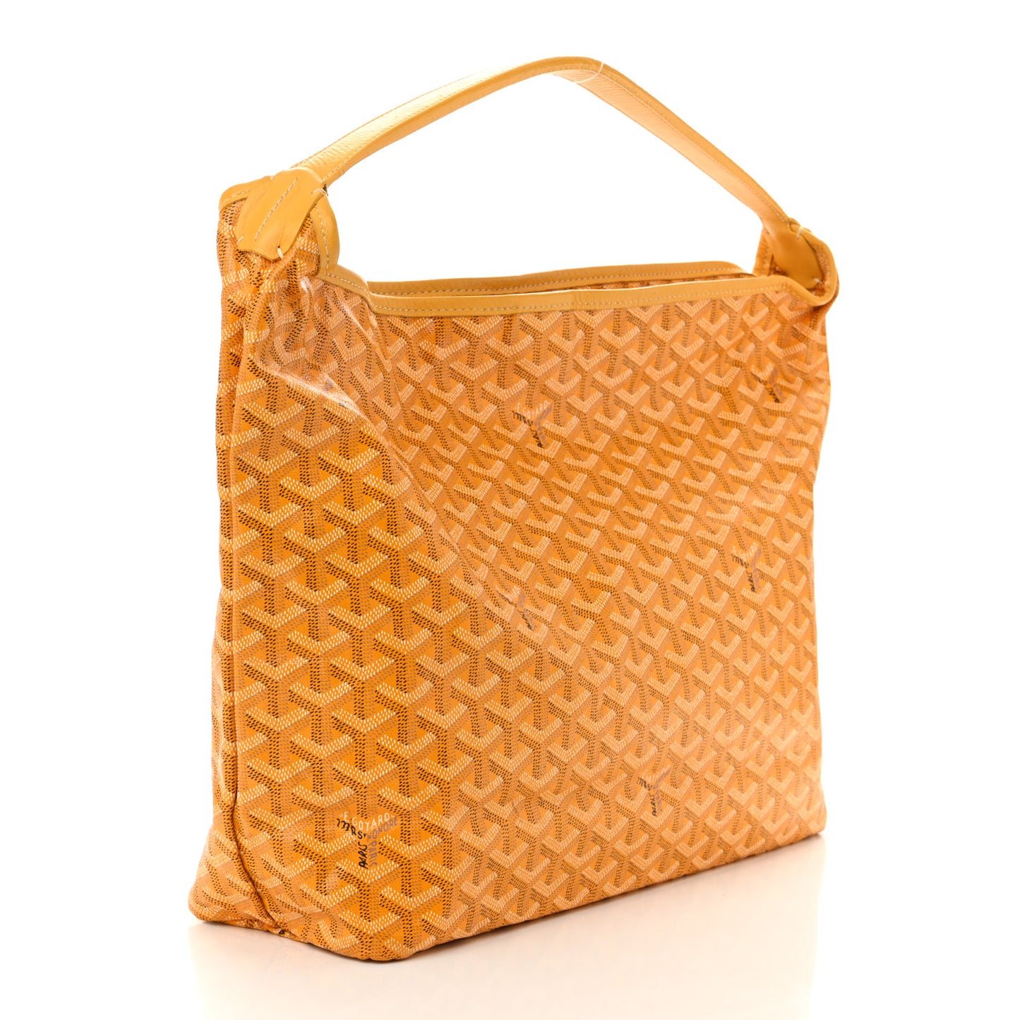 Goyardine Fidji Zip Hobo Yellow