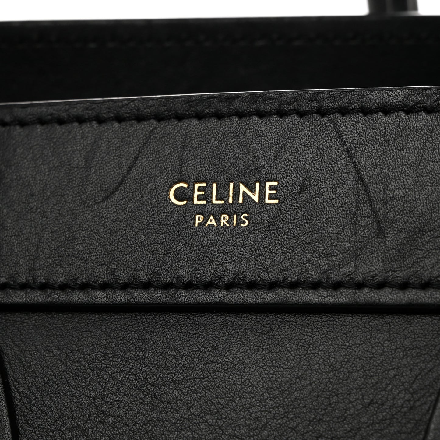 Smooth Calfskin Nano Luggage Black
