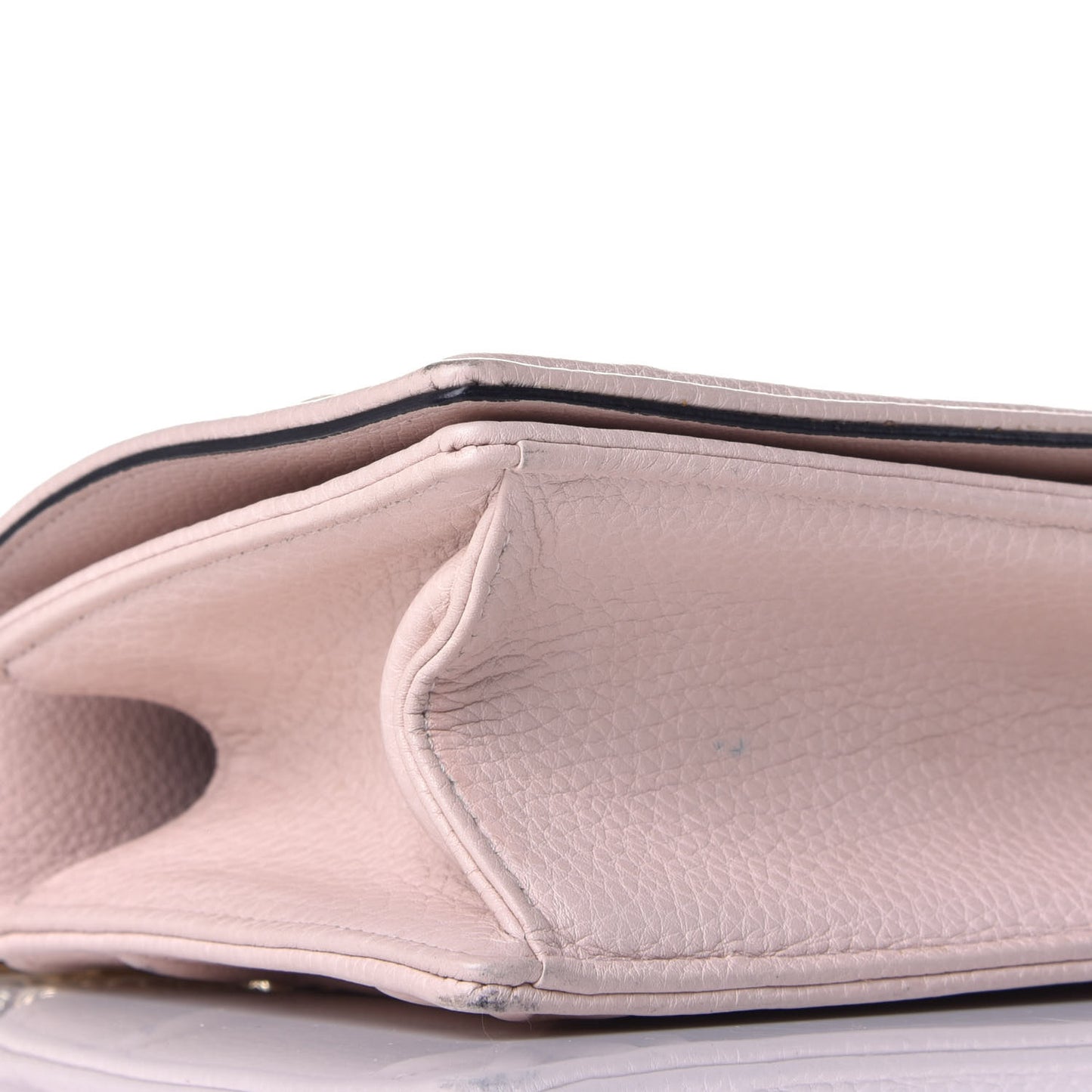 Grained Calfskin Cannage Medium Diorama Flap Bag Rose Poudre