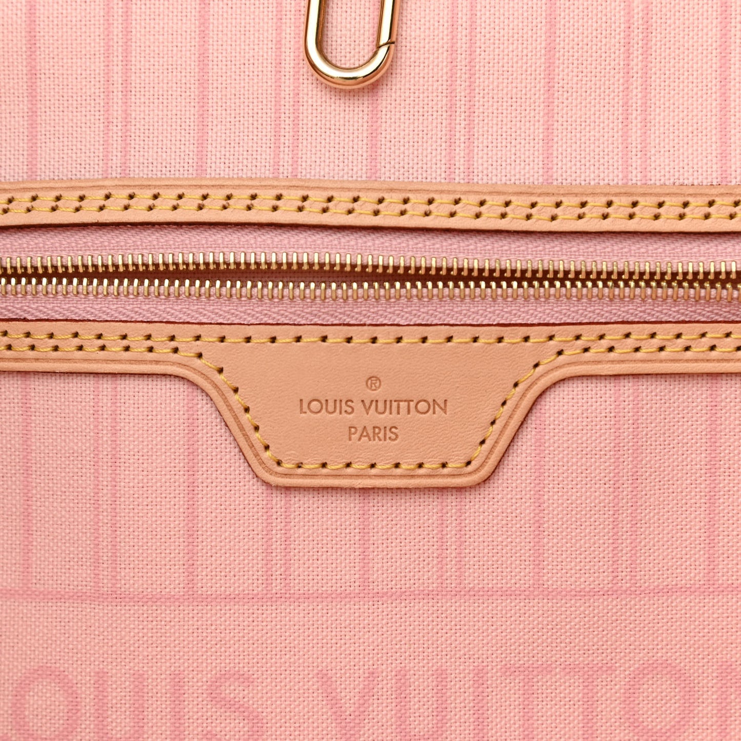 Damier Azur Neo Neverfull MM Rose Ballerine