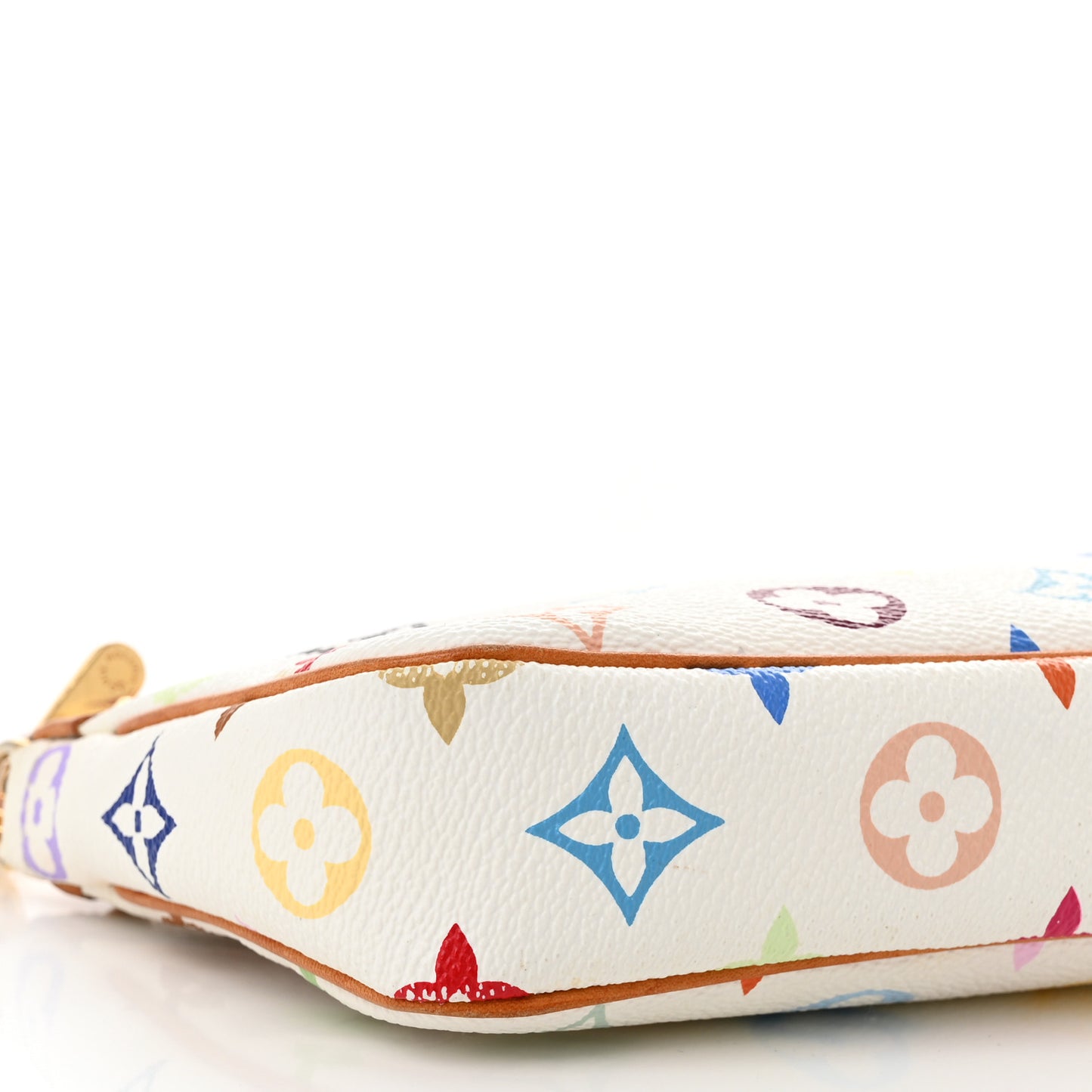 Monogram Multicolor Pochette Accessories White
