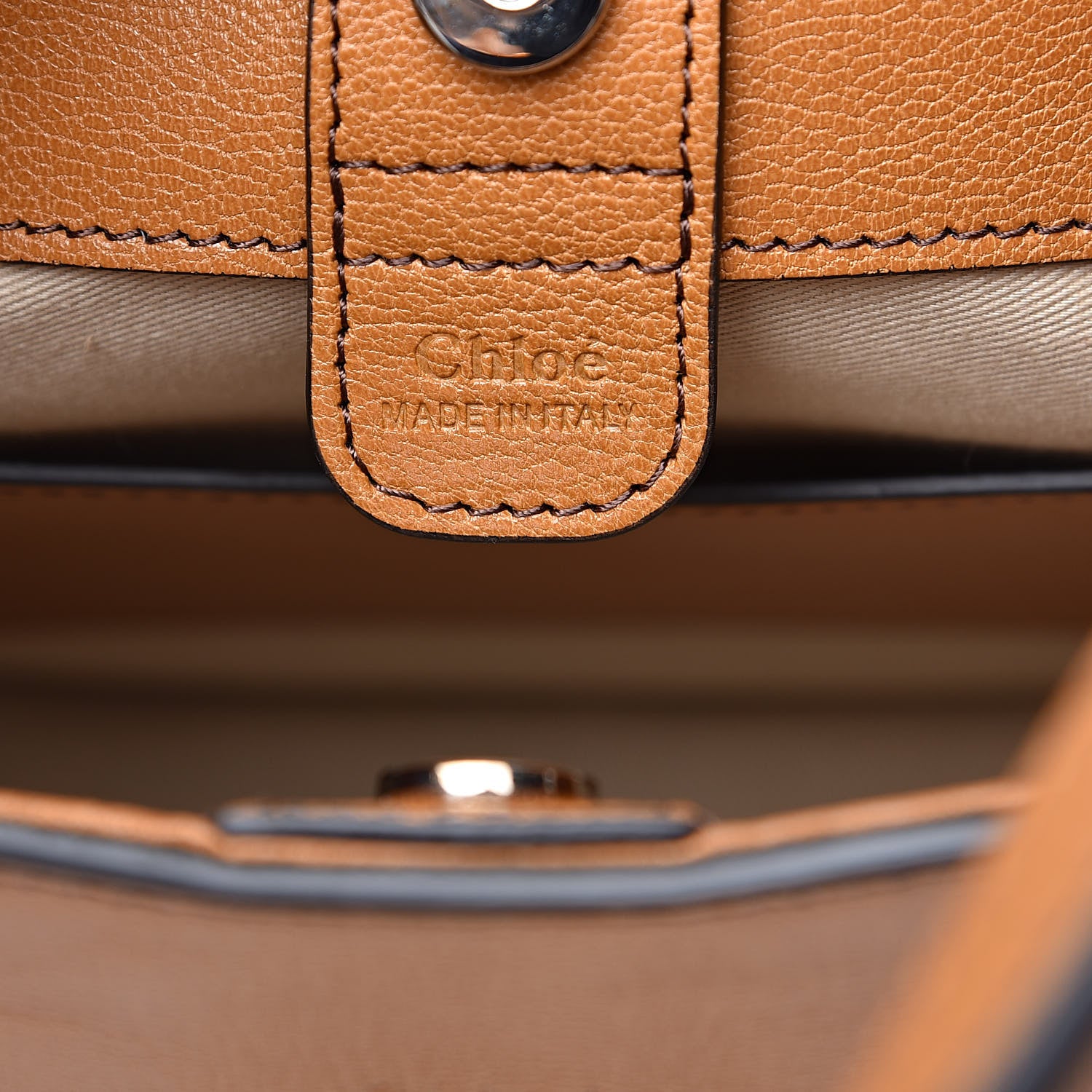 Chloe Calfskin Medium Tess Hobo Autumnal Brown 6 of 9