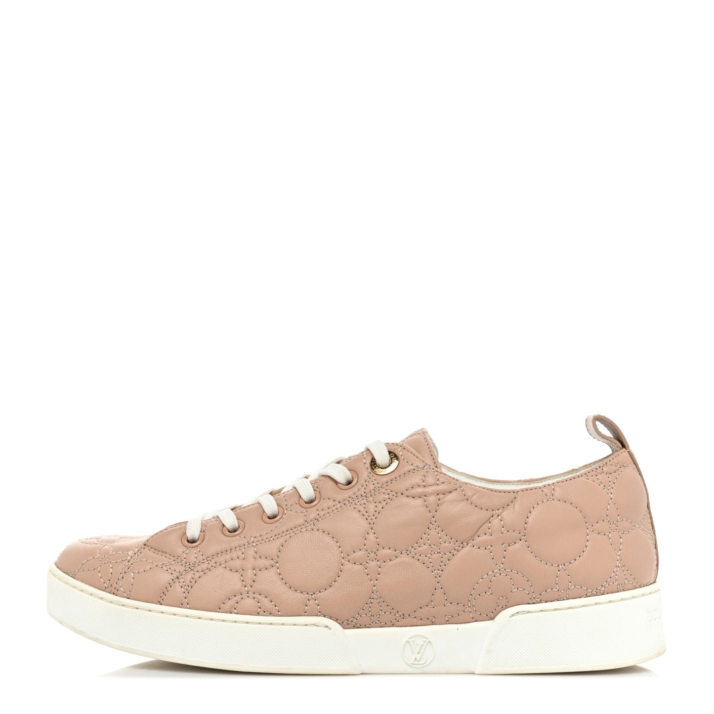 Calfskin Monogram Stellar Sneakers 37.5 Blush
