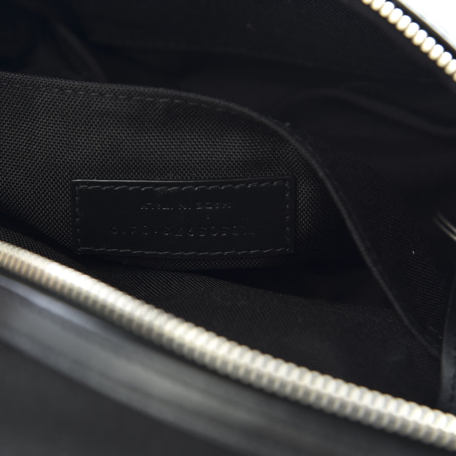 Saint Laurent Canvas Calfskin City Belt Bag Black 8 of 8