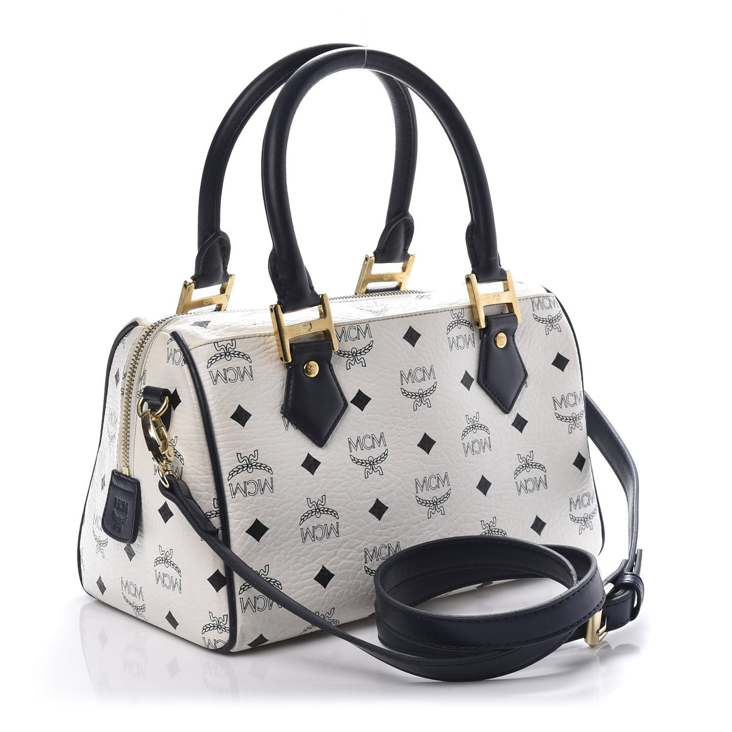 Visetos Boston Satchel White