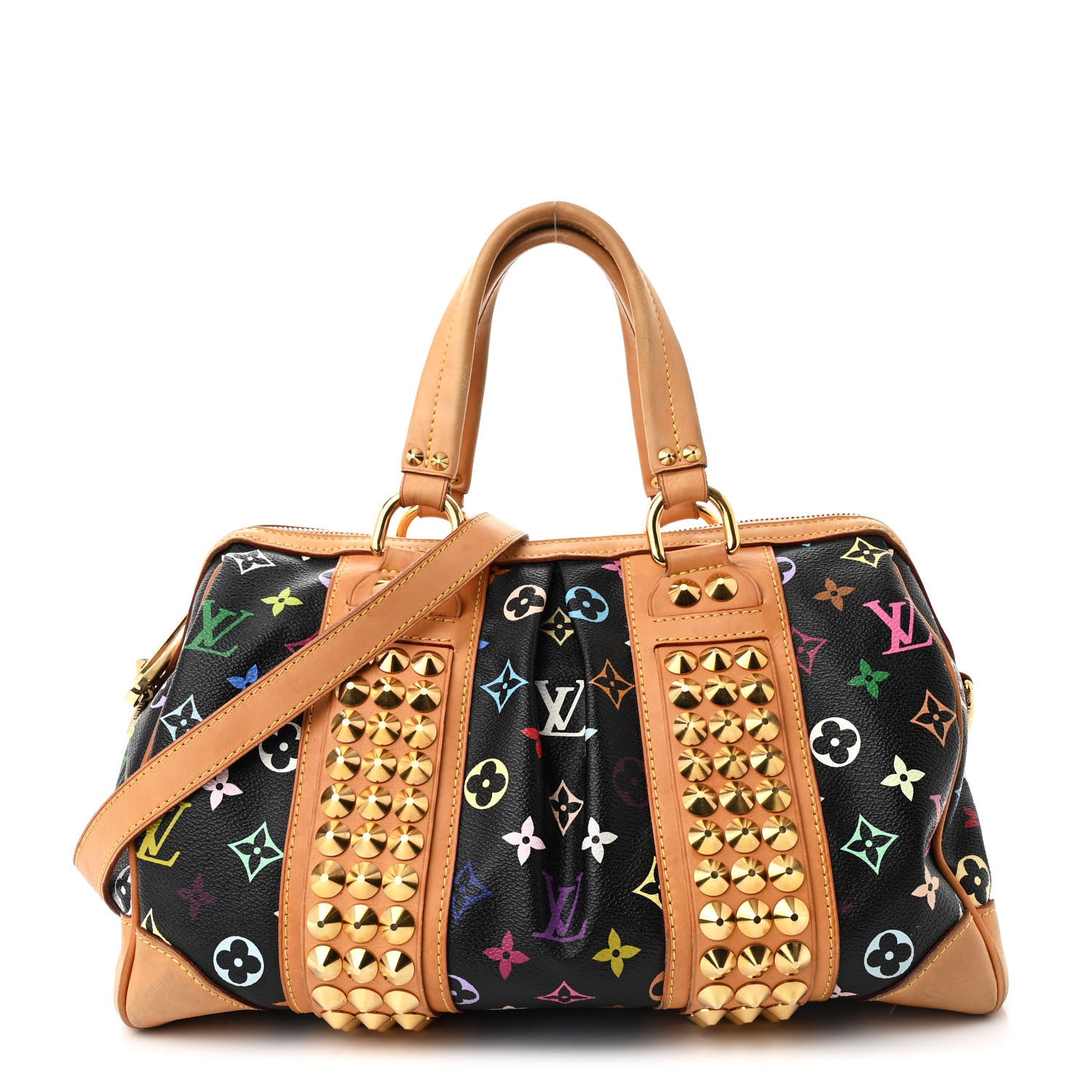 Louis Vuitton Monogram Multicolor Courtney MM Black 1 of 12
