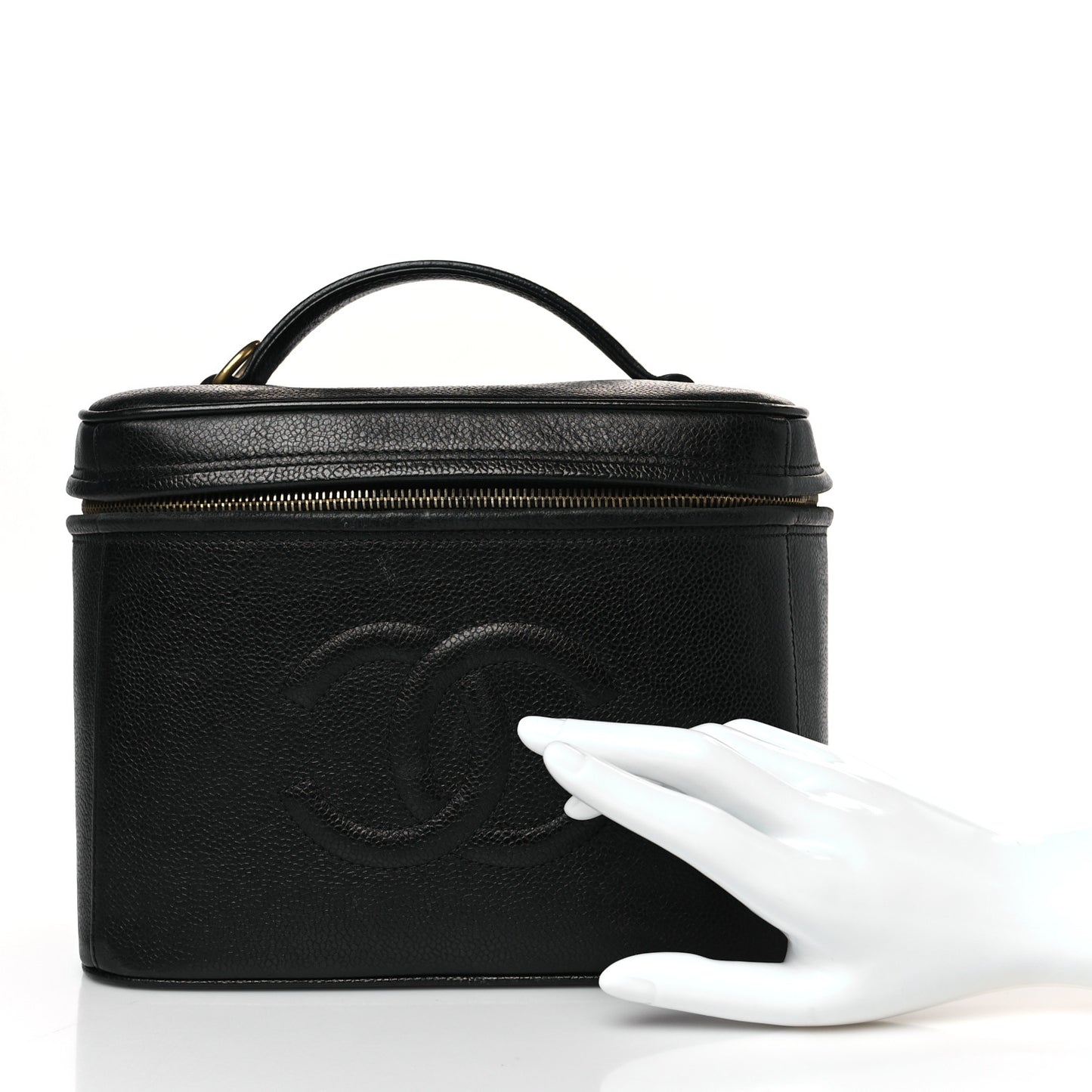 Caviar CC Vanity Train Case Black