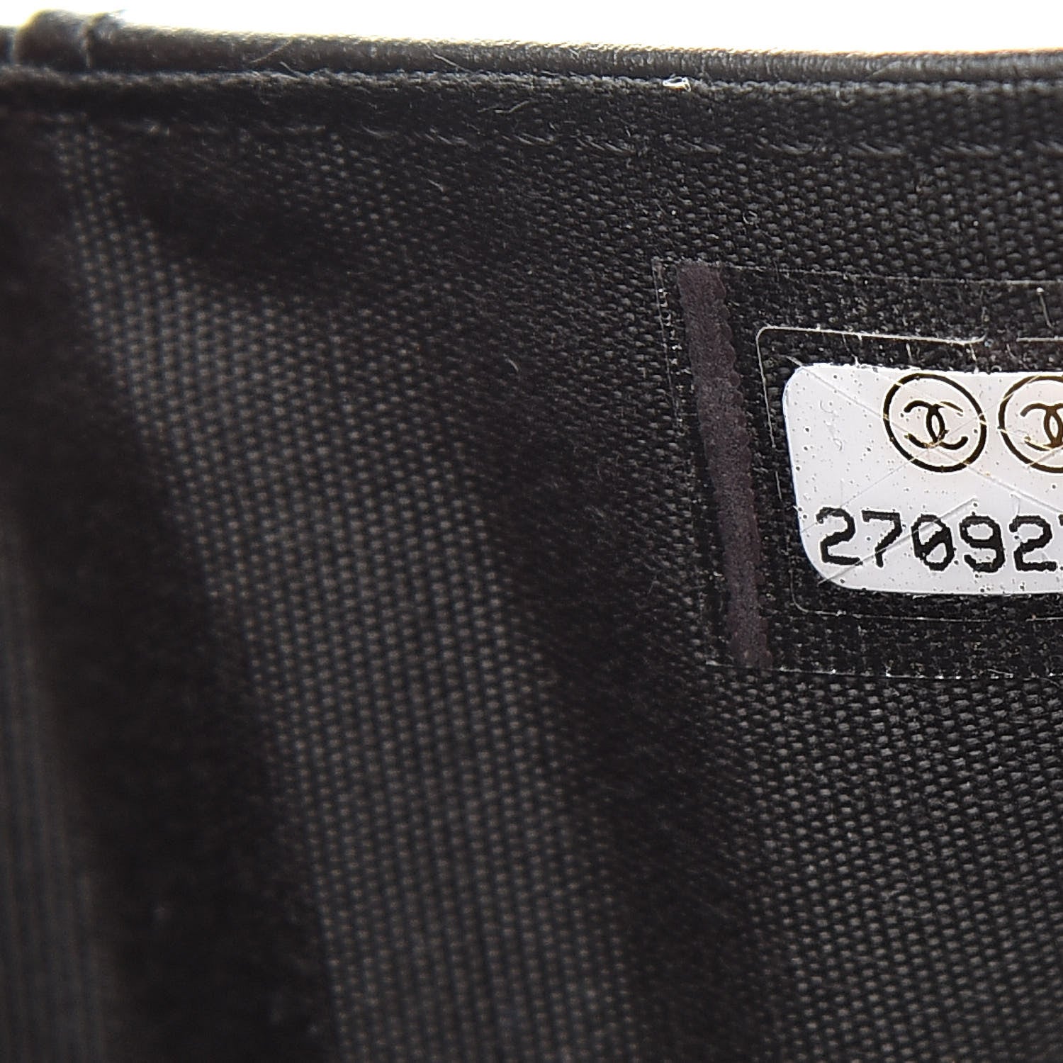 Chanel Caviar Quilted Small Boy Flap Wallet Black 9 of 9