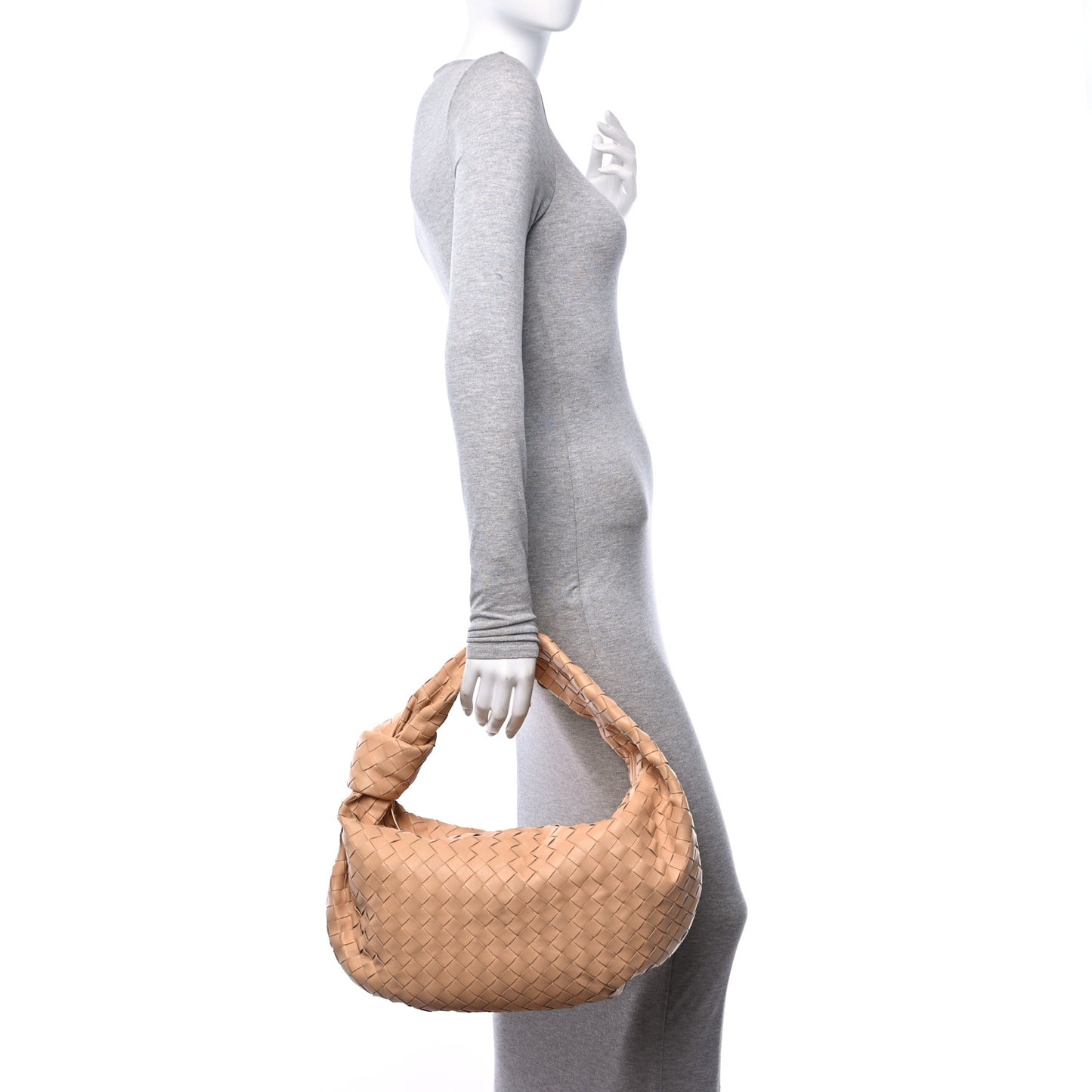 Nappa Intrecciato Small Jodie Porridge