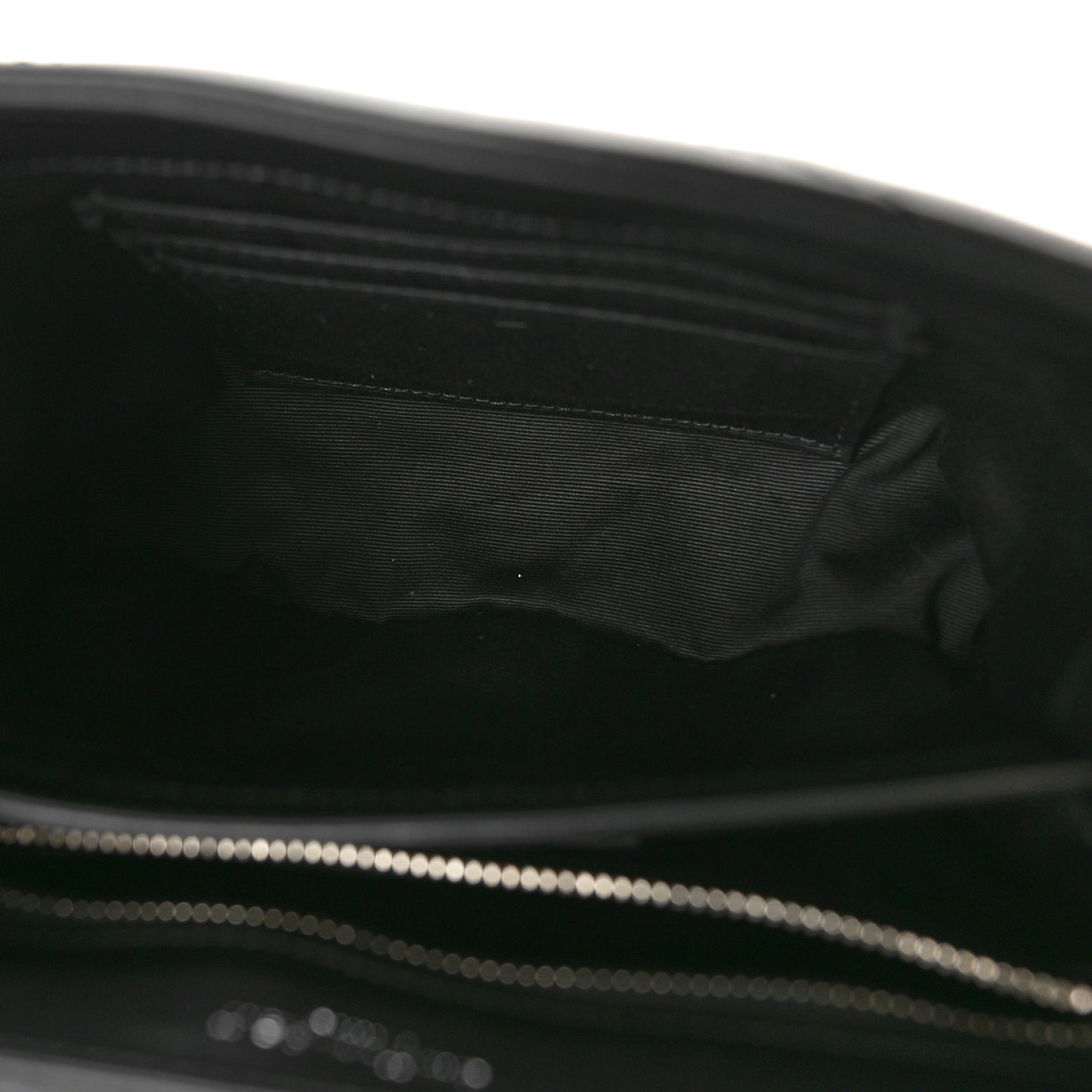 Calfskin Y Quilted Monogram Toy Loulou Crossbody Bag Black