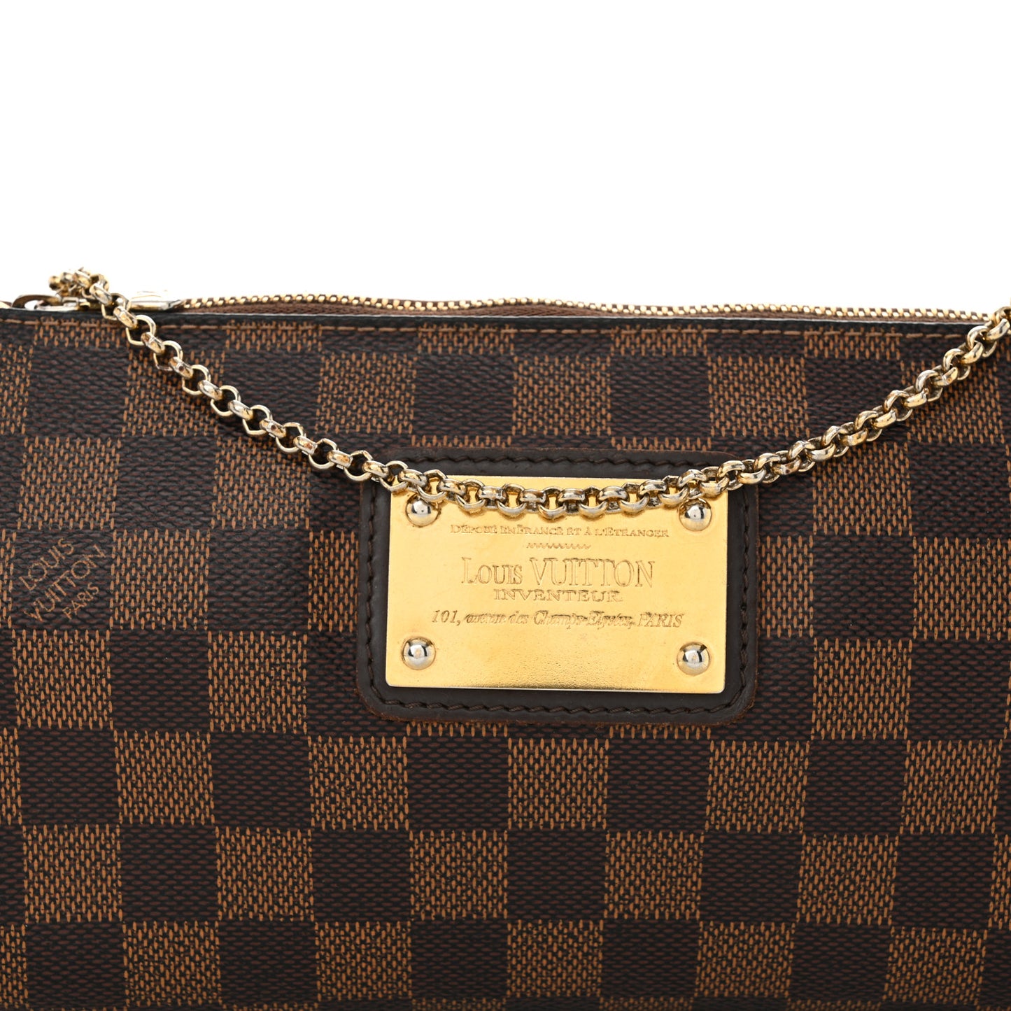 Damier Ebene Eva Clutch