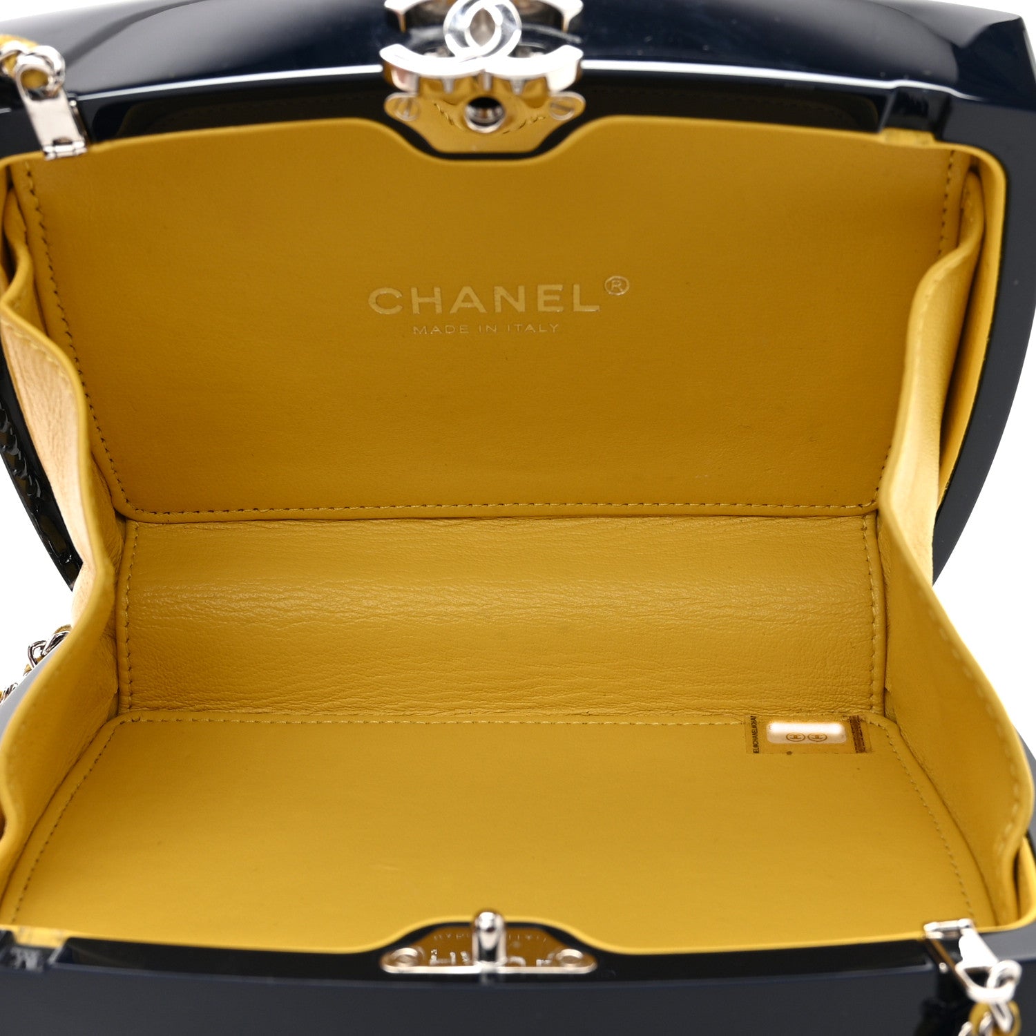 Chanel Plexiglass Evening In The Street 5x5=CC Small Clutch Dark Blue 5 of 10