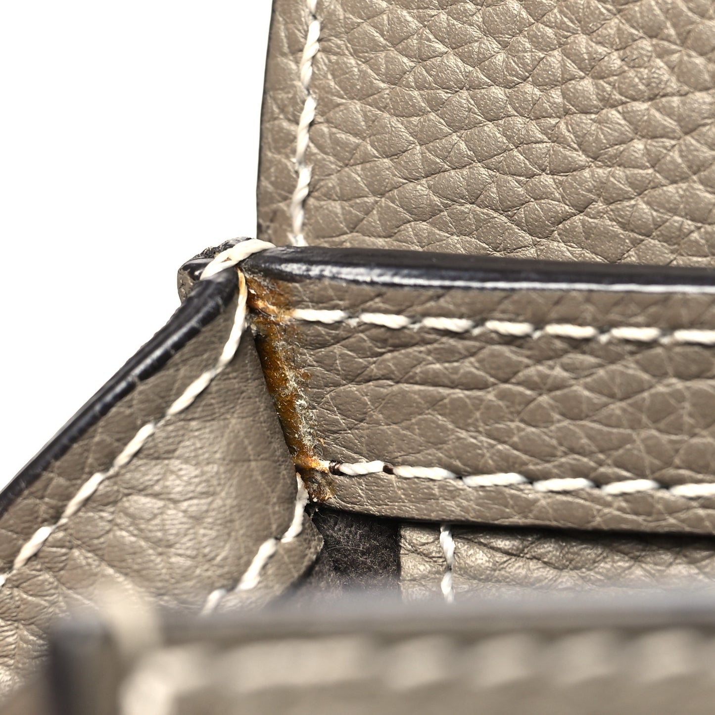 Drummed Calfskin Nano Luggage Souris