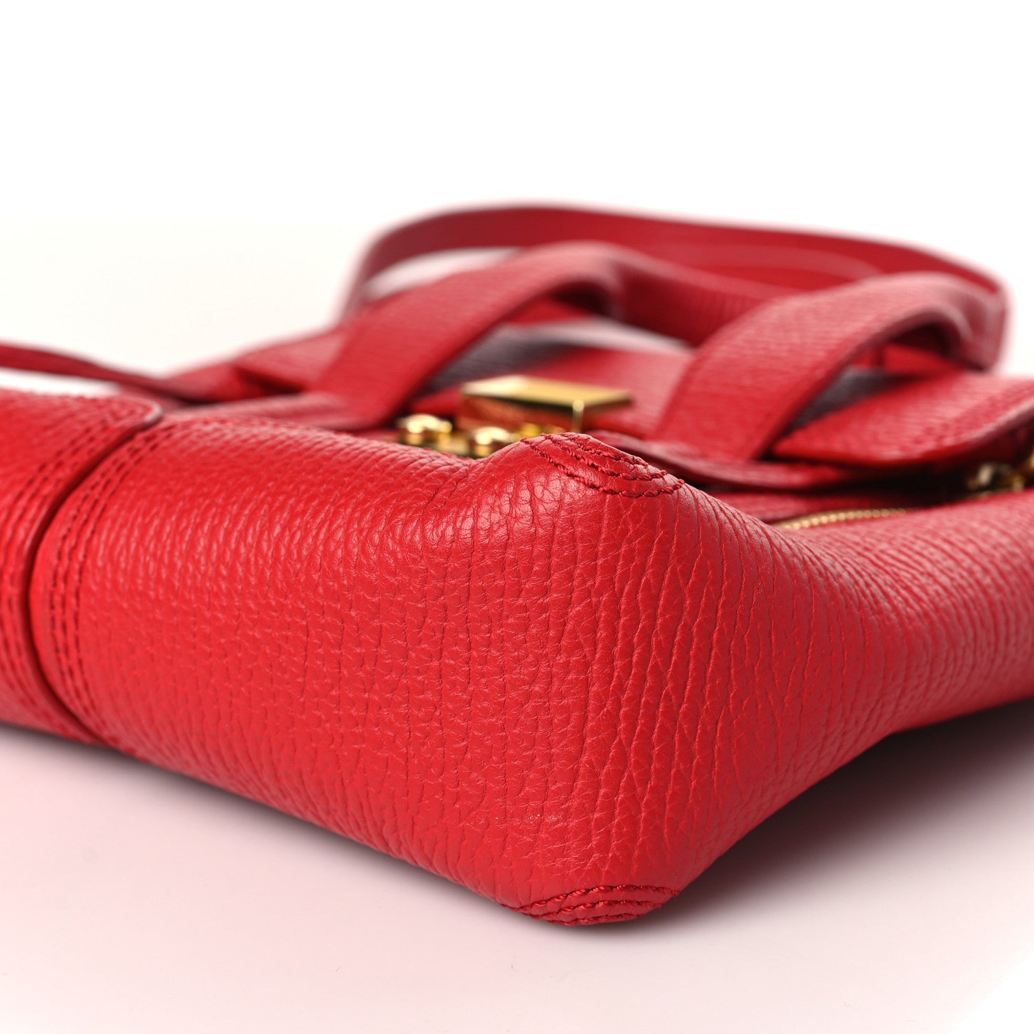 3.1 Phillip Lim Textured Calfskin Mini Pashli Satchel Red 8 of 11