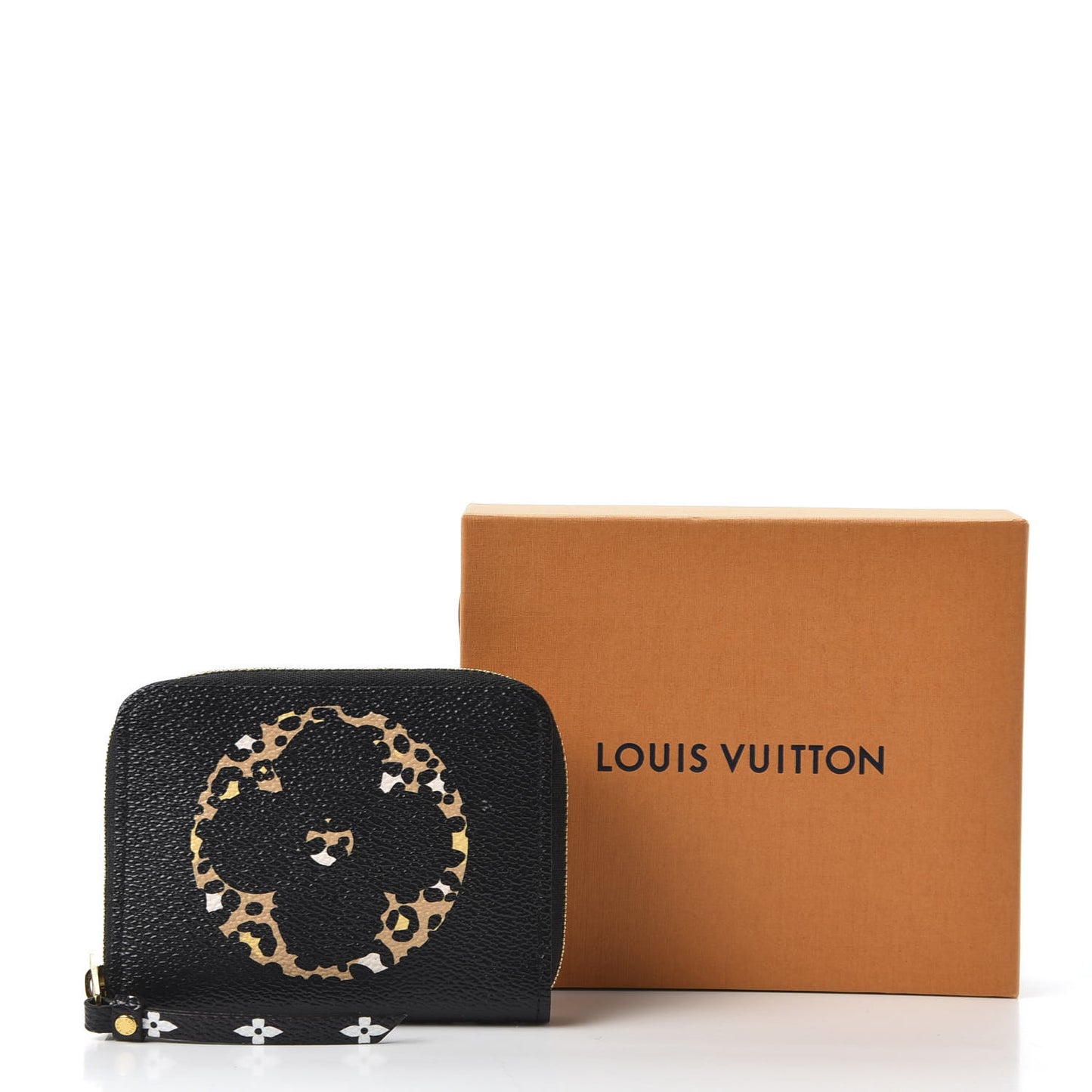 Monogram Giant Jungle Zippy Coin Purse Black