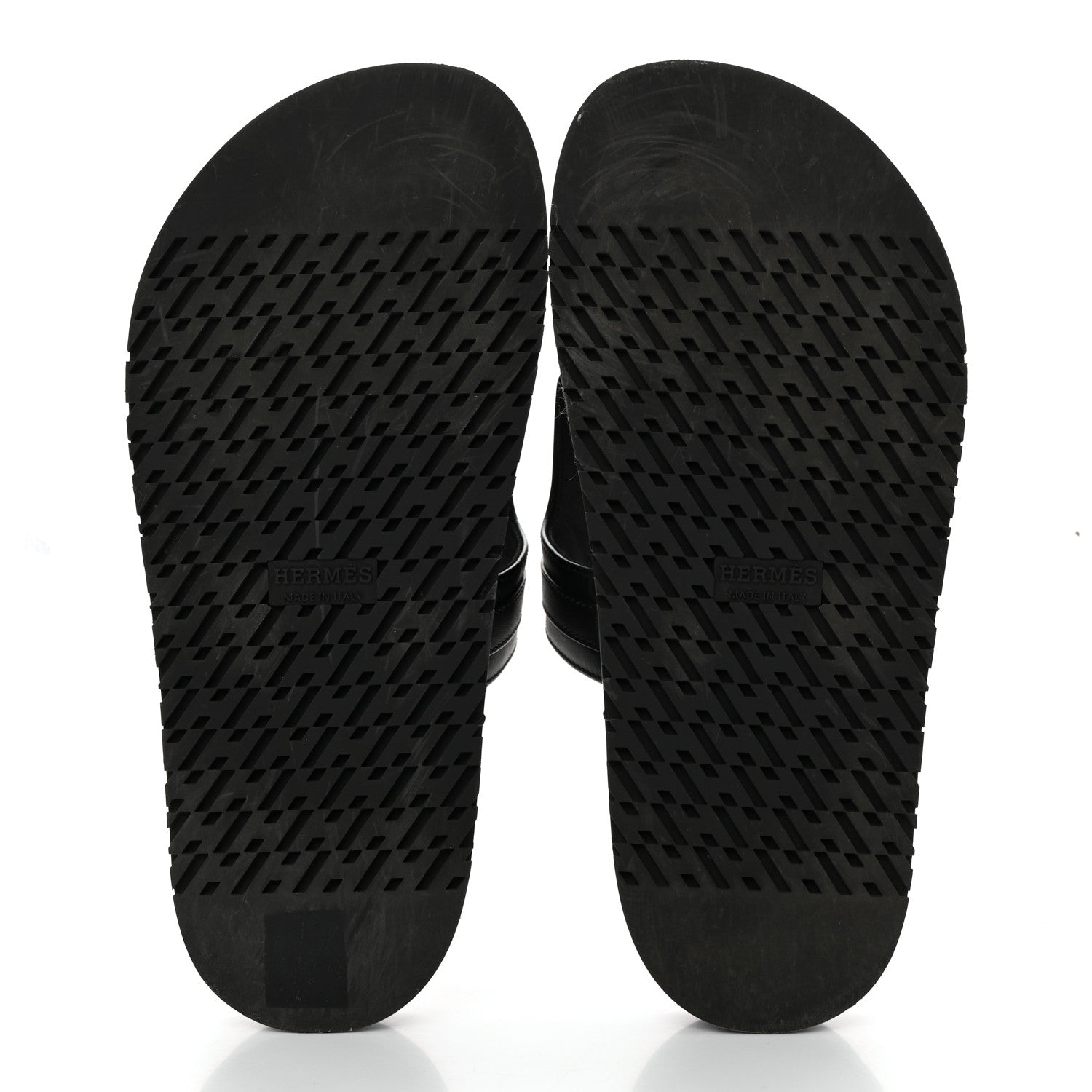 Hermes Calfskin Womens Empire Sandals 37 Black 5 of 11