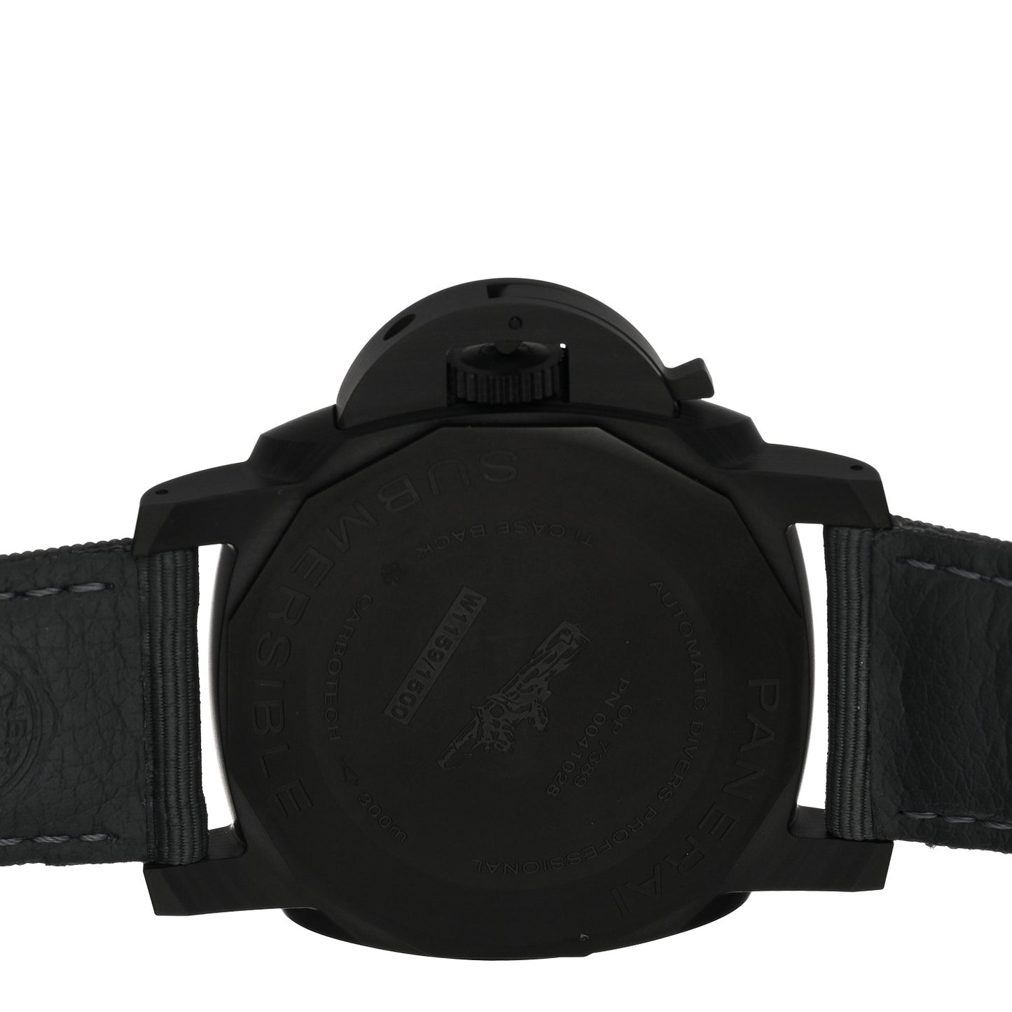 Carbotech Fabric 47mm Luminor Submersible Automatic Watch Black PAM02616