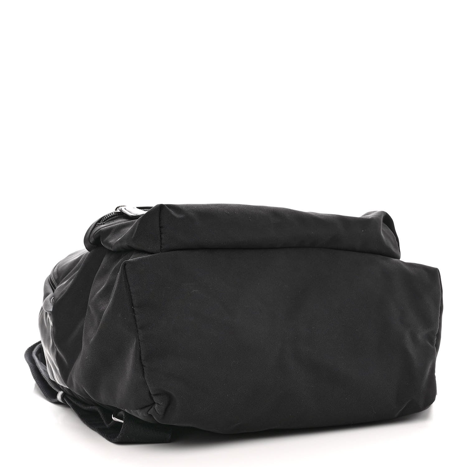 Stella McCartney Nylon Falabella Logo Go Backpack Black White 3 of 8
