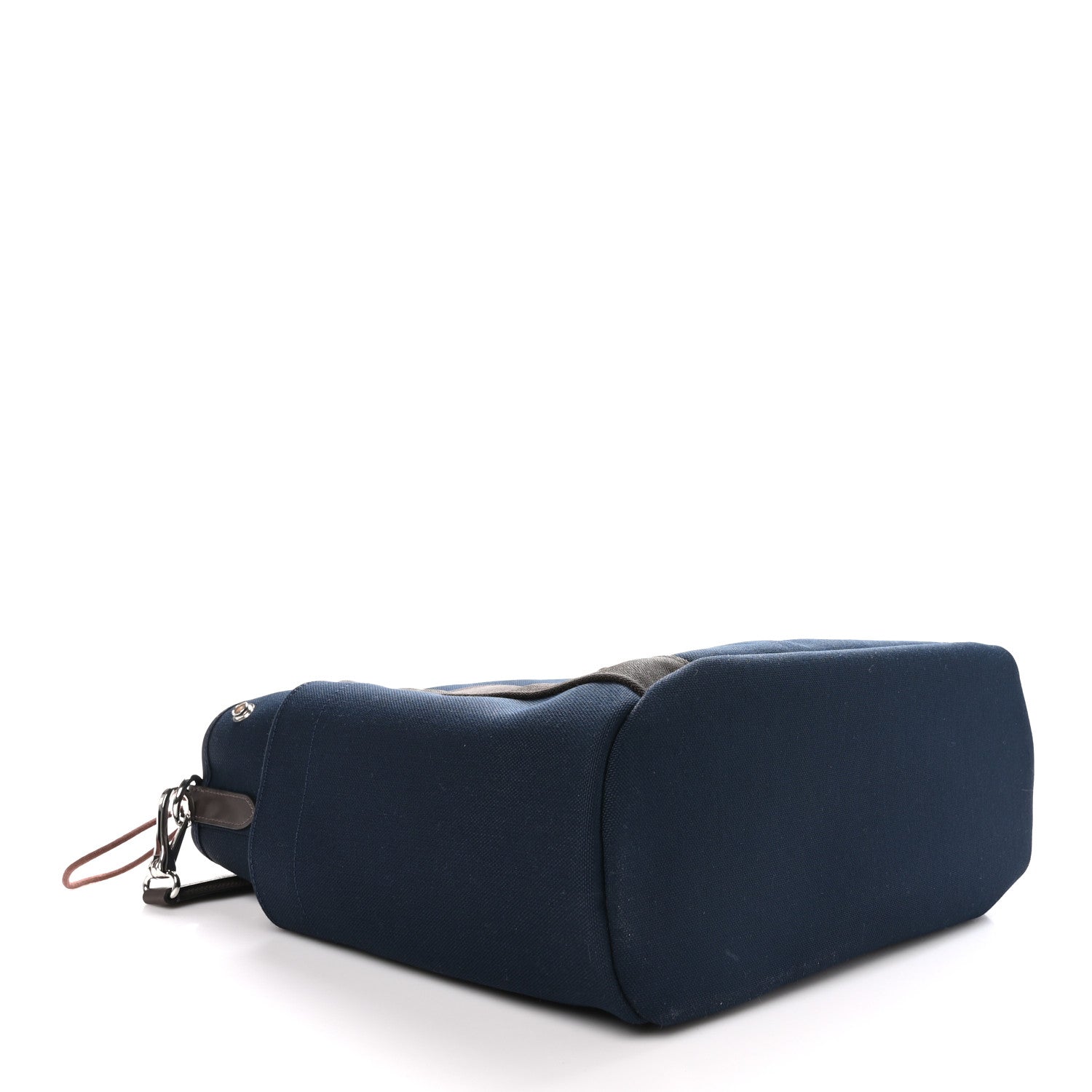 Hermes Toile Sac De Pansage Groom Bleu Navy Feu 4 of 11