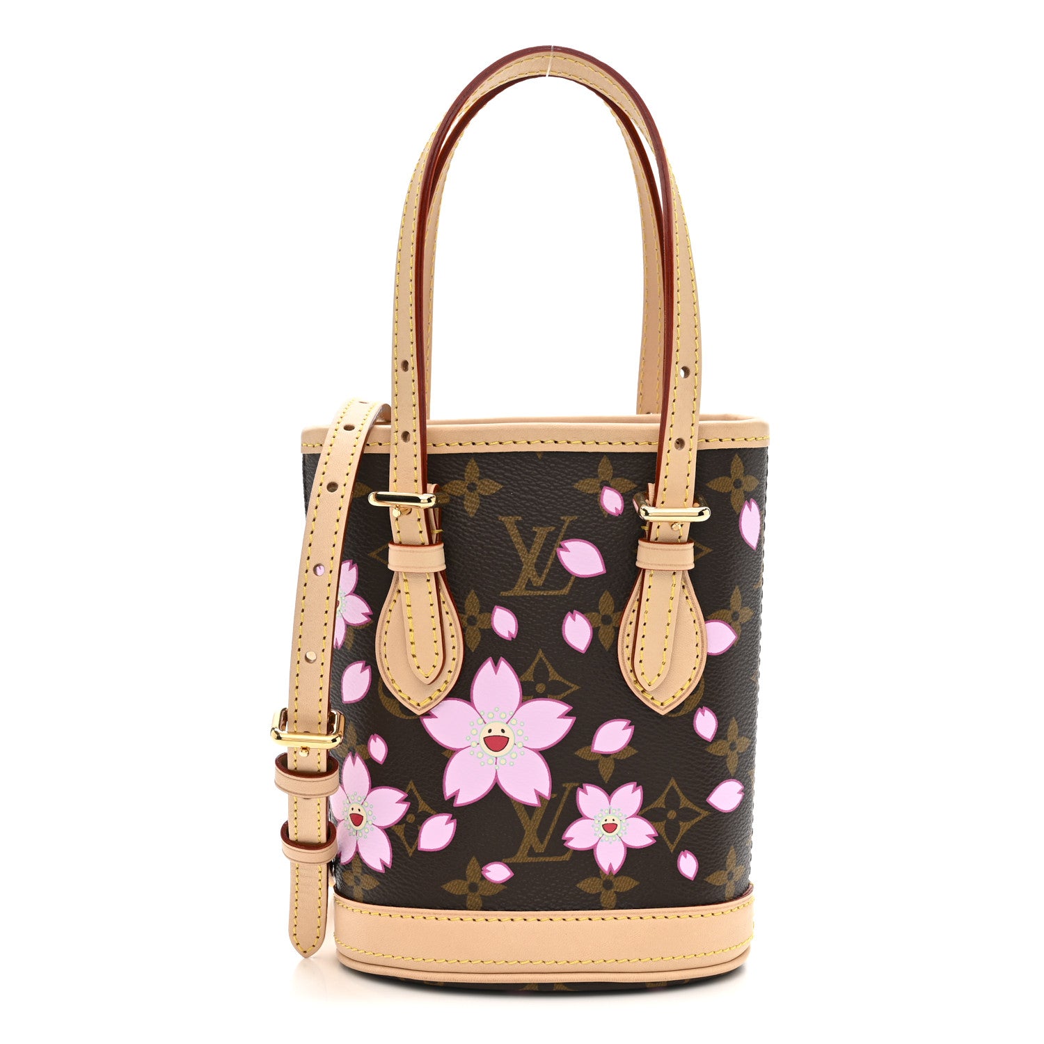 Louis Vuitton LV X TM Monogram Cherry Blossom Nano Bucket Sakura