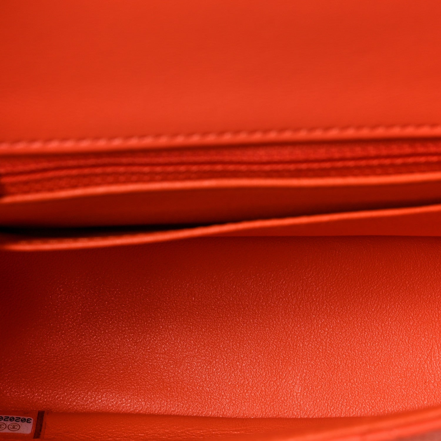 Chanel Lambskin Quilted Mini Square Flap Light Orange 5 of 9