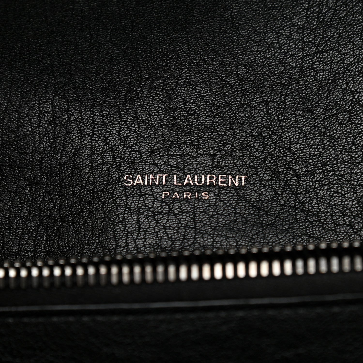 Saint Laurent Sheepskin Matelasse Chevron Monogram Large College Satchel Black 6 of 8
