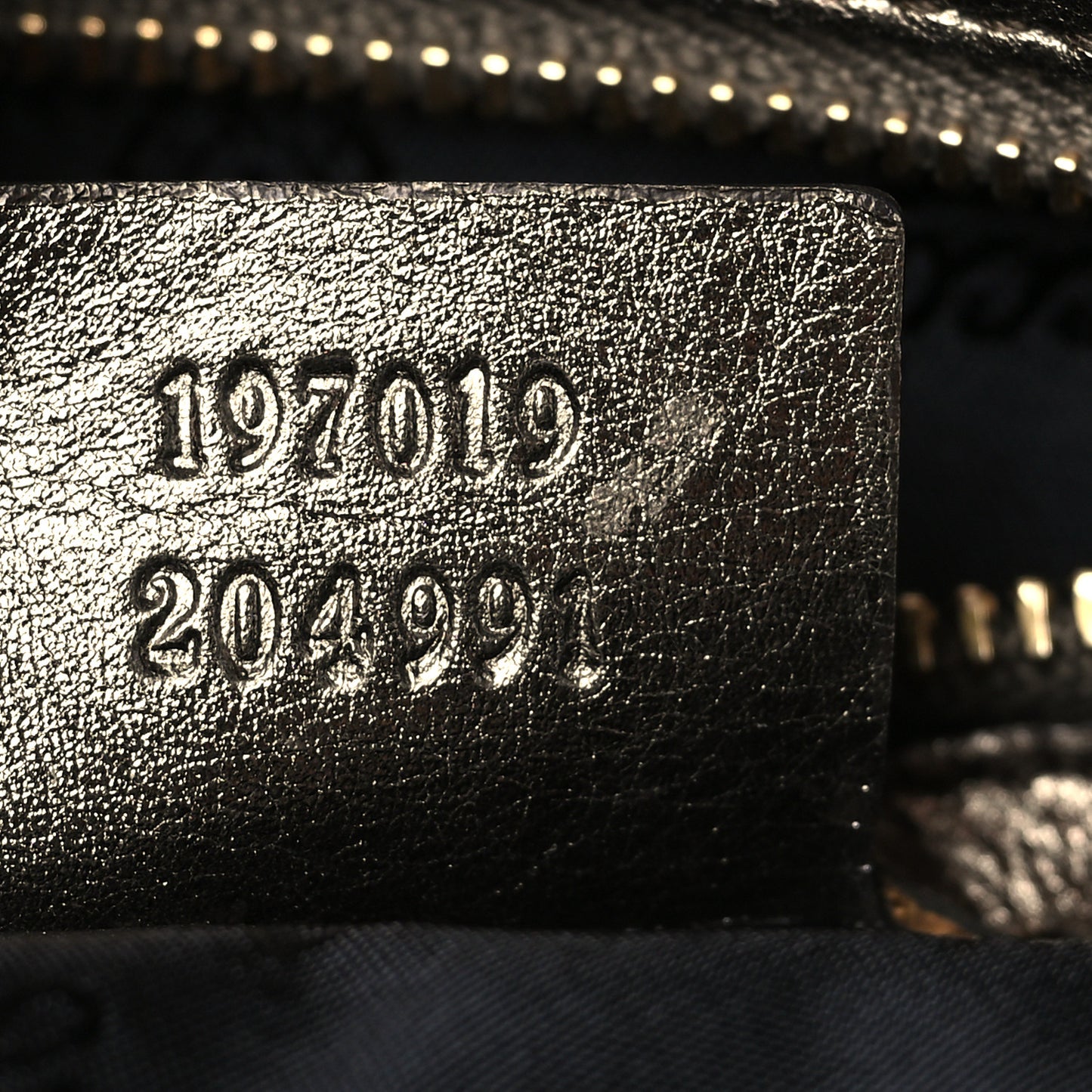 Metallic Calfskin Medium Hysteria Top Handle Bag Gold