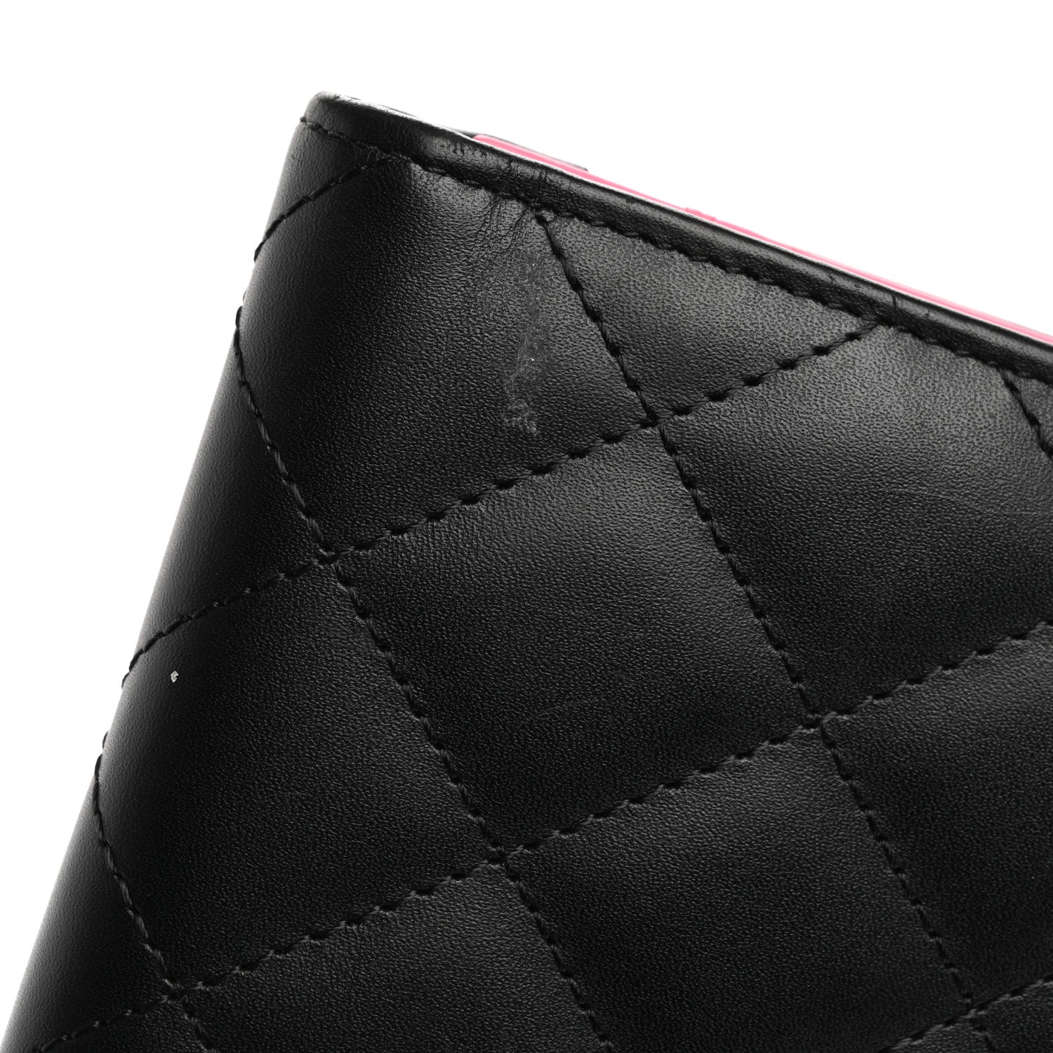 Chanel Calfskin Quilted Cambon Tri-Fold Wallet Black 12 of 12