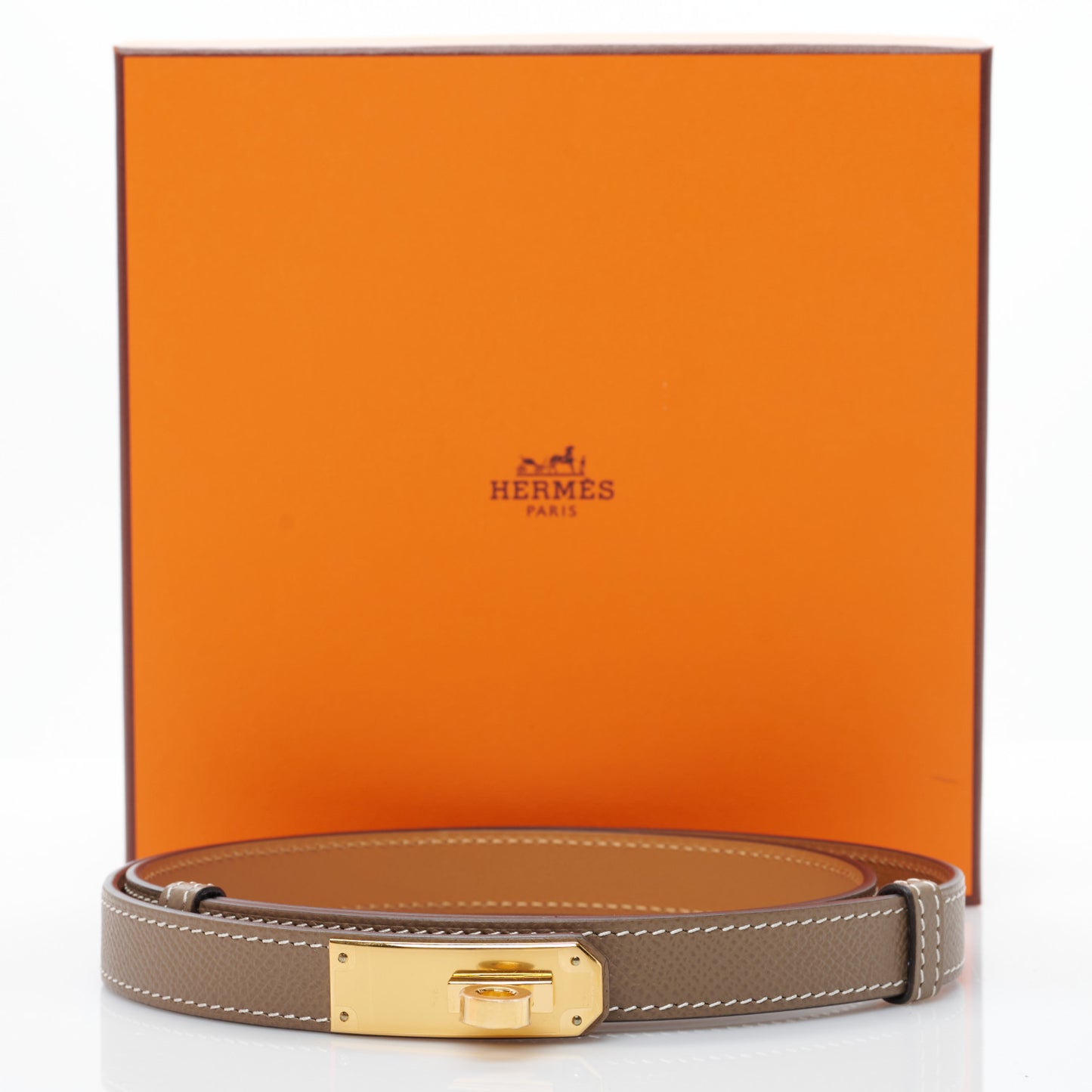 Epsom Kelly Belt Etoupe