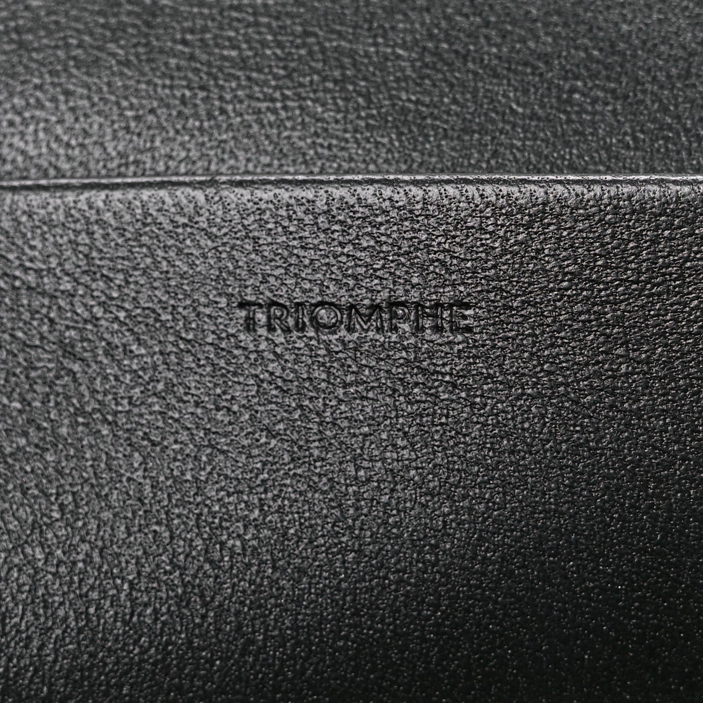 Shiny Calfskin Cuir Triomphe Chain Shoulder Bag Black