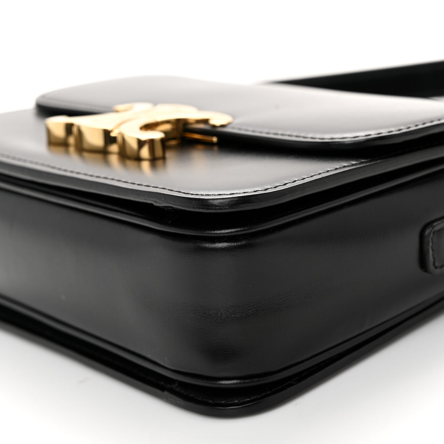 Shiny Calfskin Teen Triomphe Black