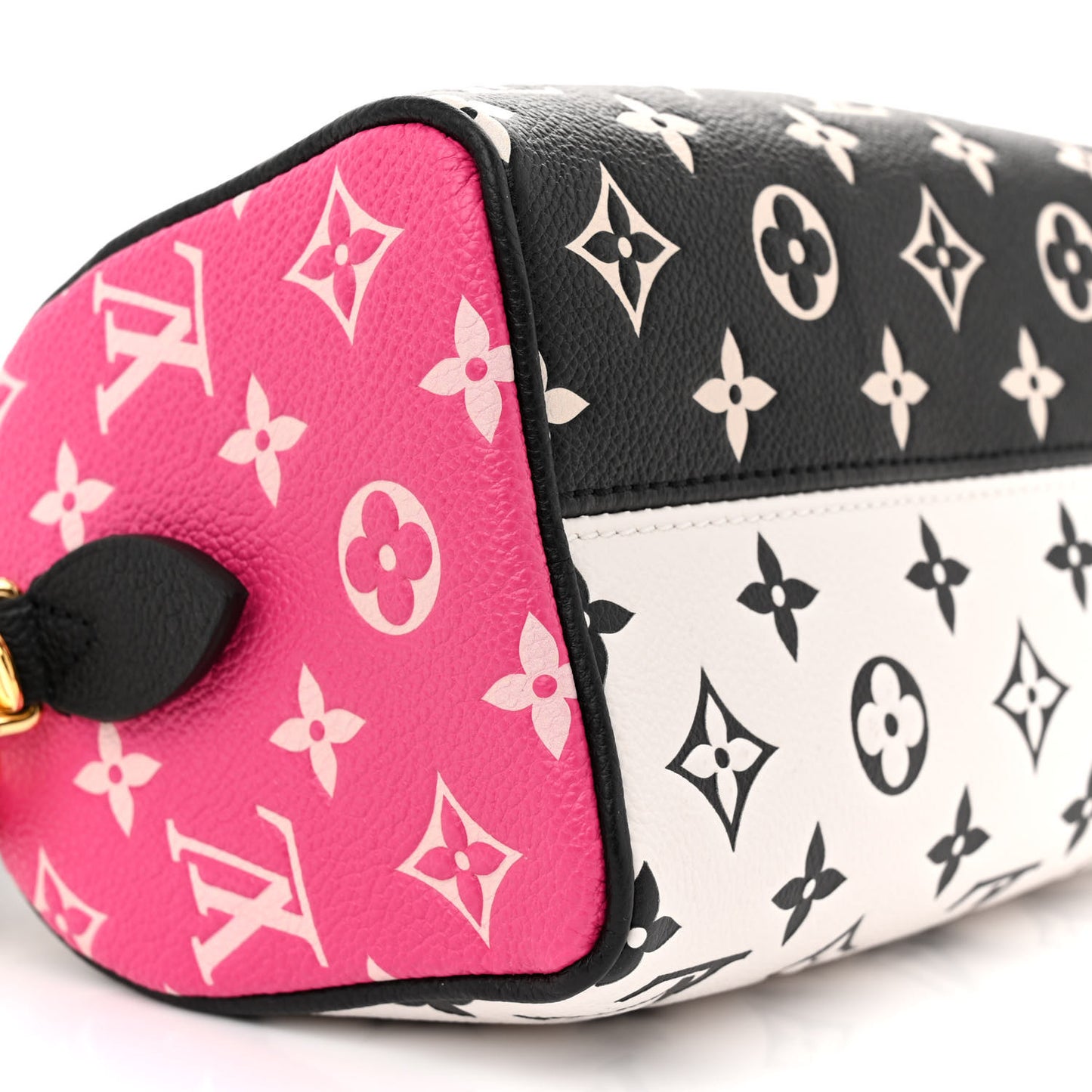 Empreinte Monogram Spring in the City Speedy Bandouliere 20 Black White Pink