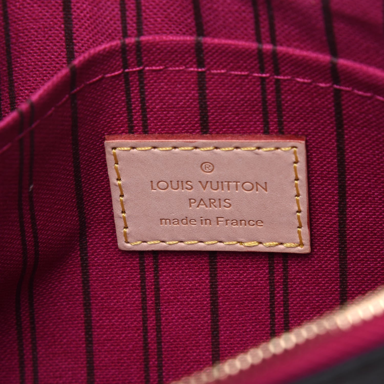 Louis Vuitton Monogram Neverfull MM GM Pochette Pivoine 6 of 13