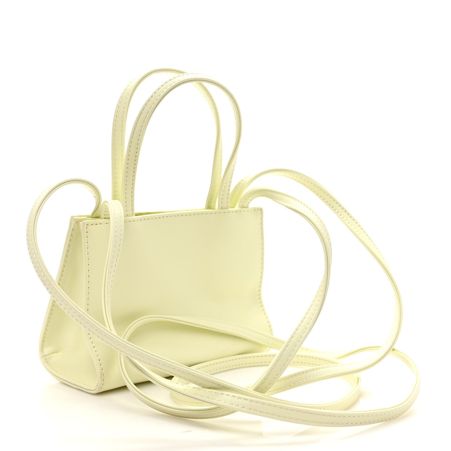 Vegan Leather Small Shopping Bag Glue