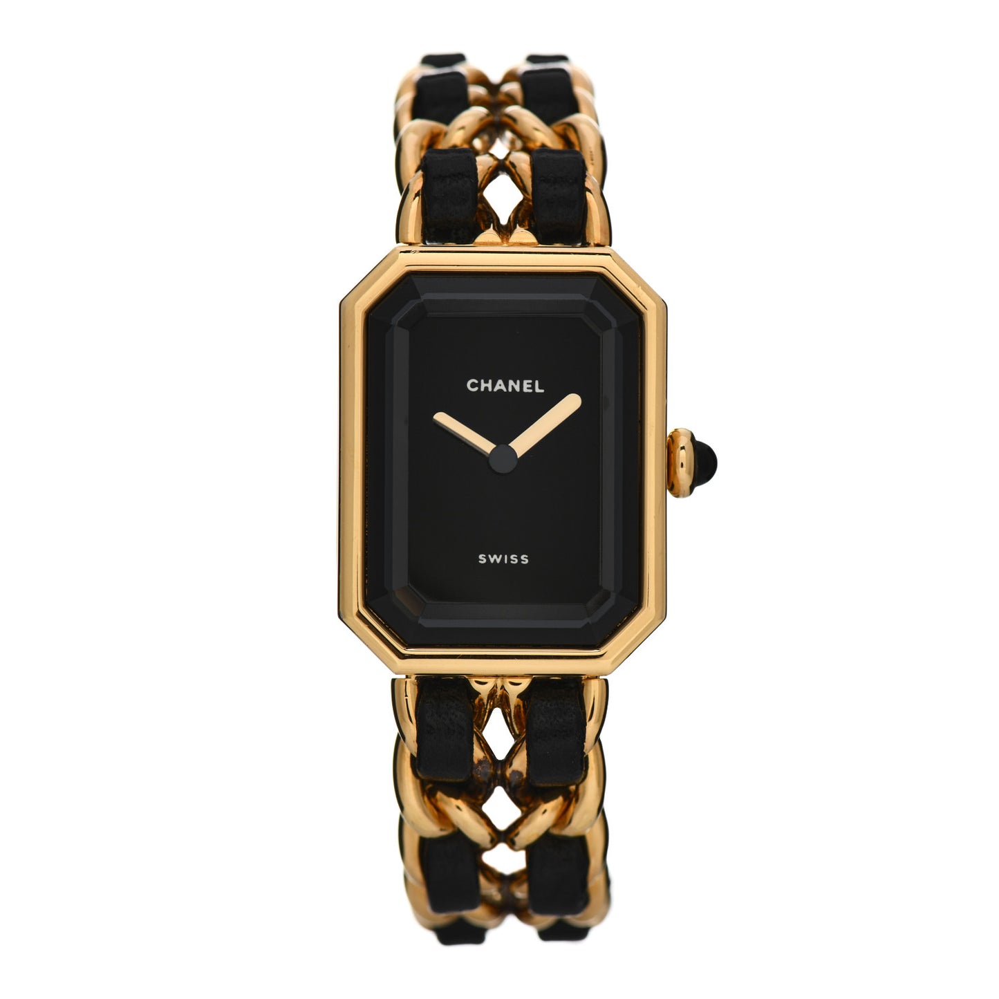 Stainless Steel Lambskin 20mm Chain Premiere Quartz Watch Gold M