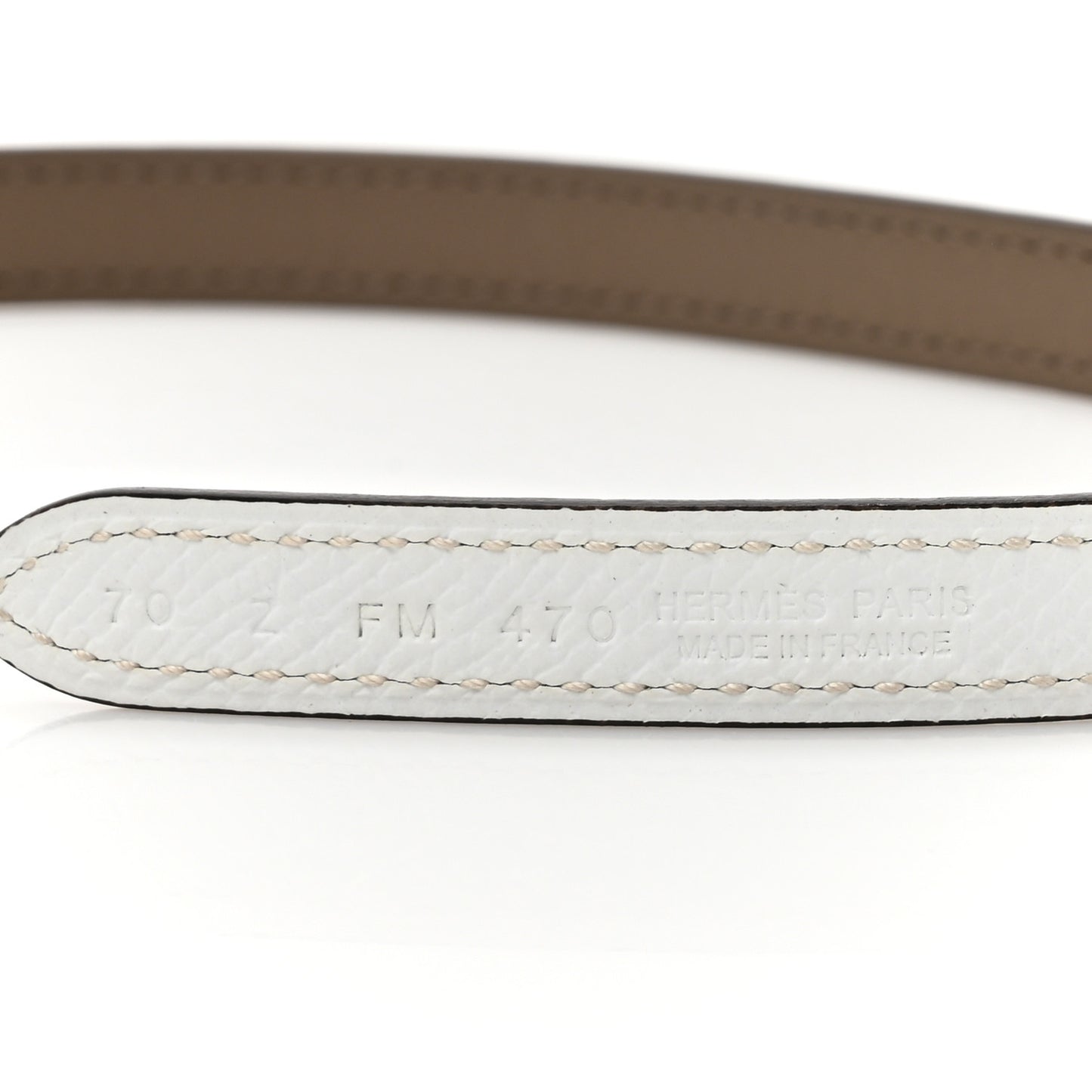 Epsom Swift 24mm Mors H Belt 70 28 Etoupe White