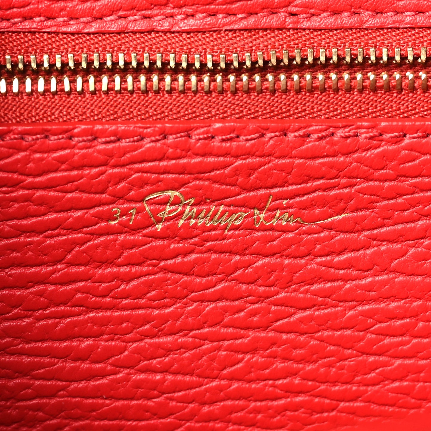 Textured Calfskin Medium Pashli Satchel Red