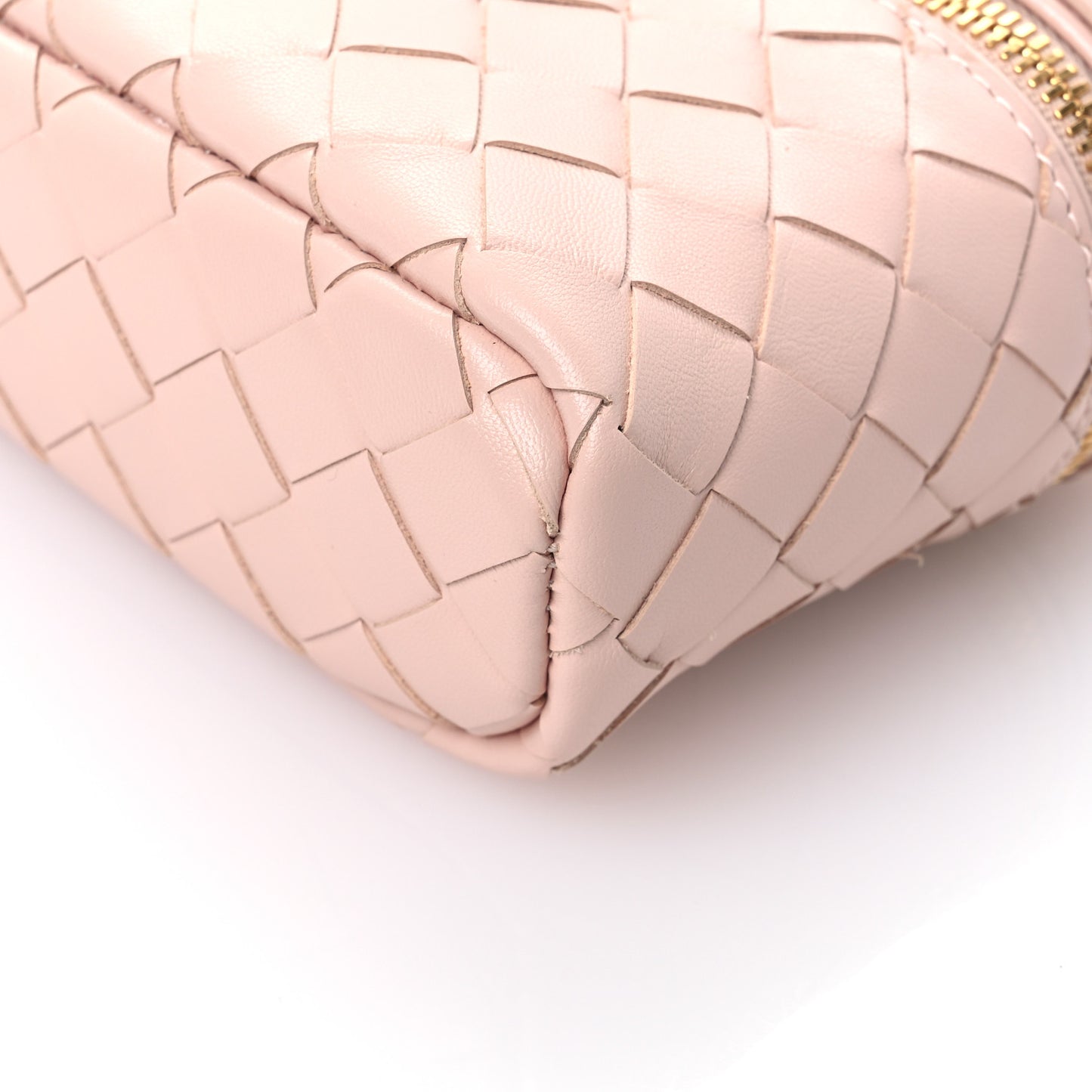 Calfskin Intrecciato Bang Bang Vanity Case Cameo