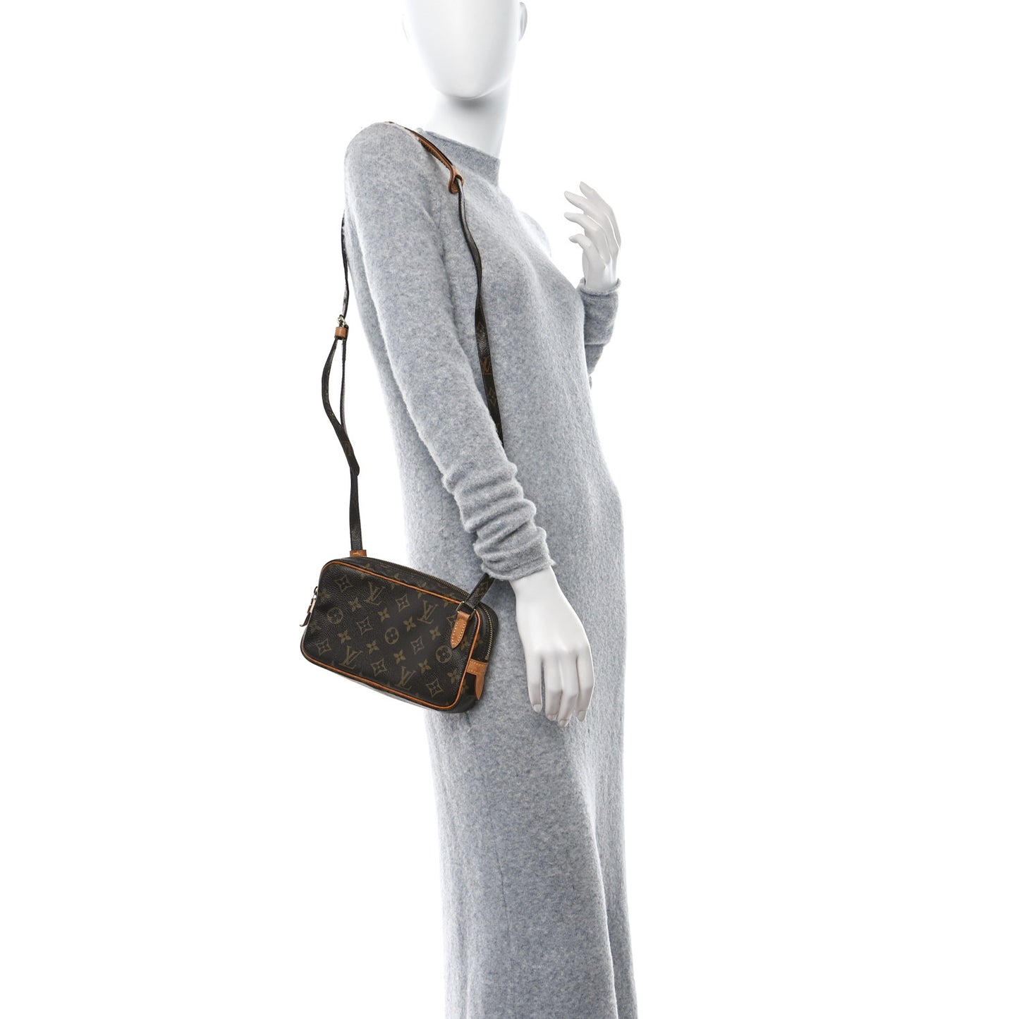 LOUIS VUITTON Monogram Pochette Marly Bandouliere