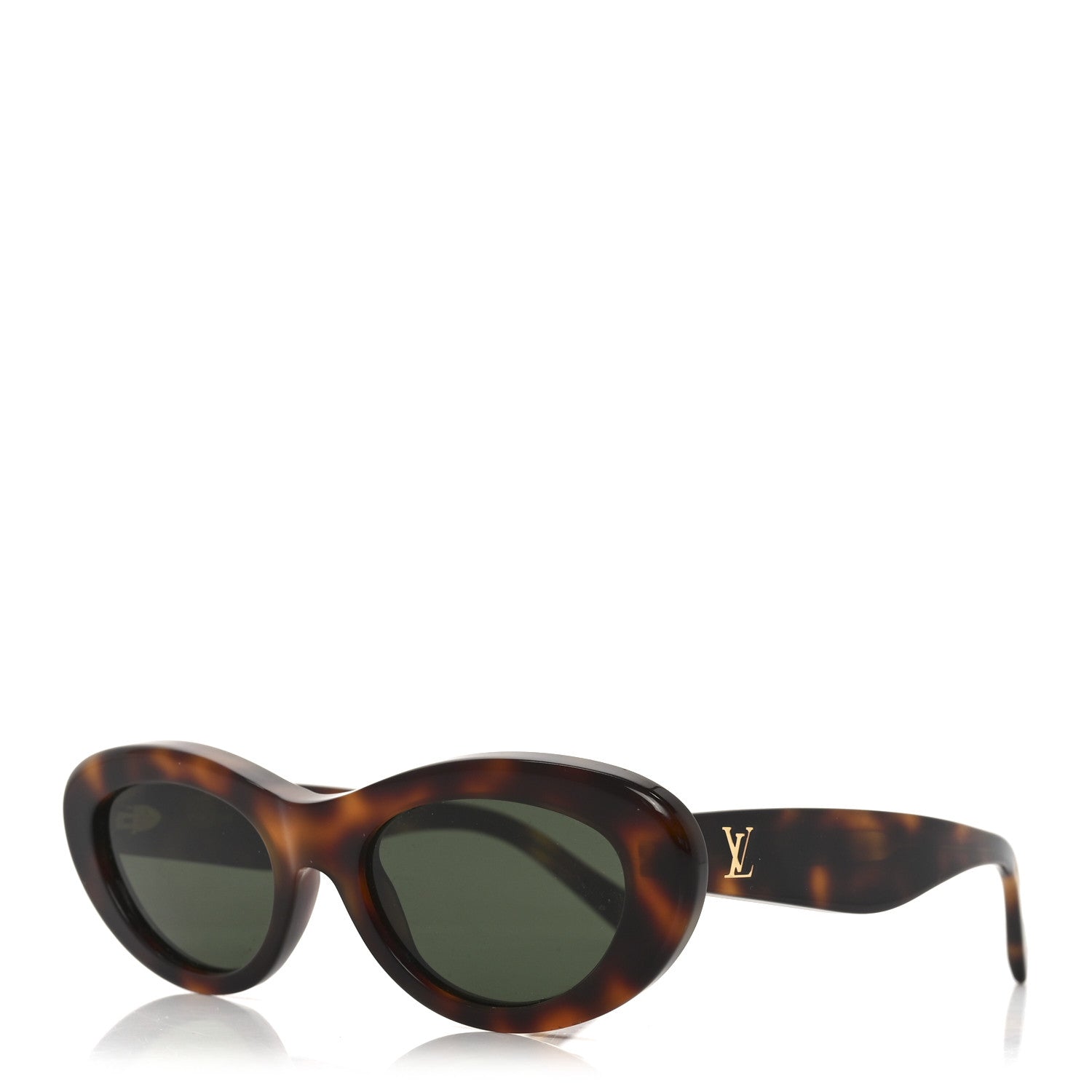 Louis Vuitton Acetate Oval Sunglasses Z1983W Tortoise 1792607